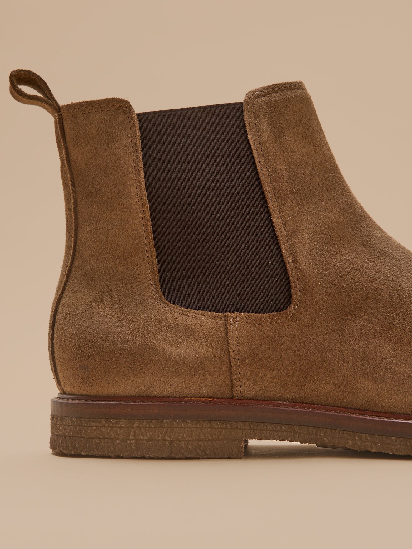 Herren-Chelsea-Boots aus Veloursleder