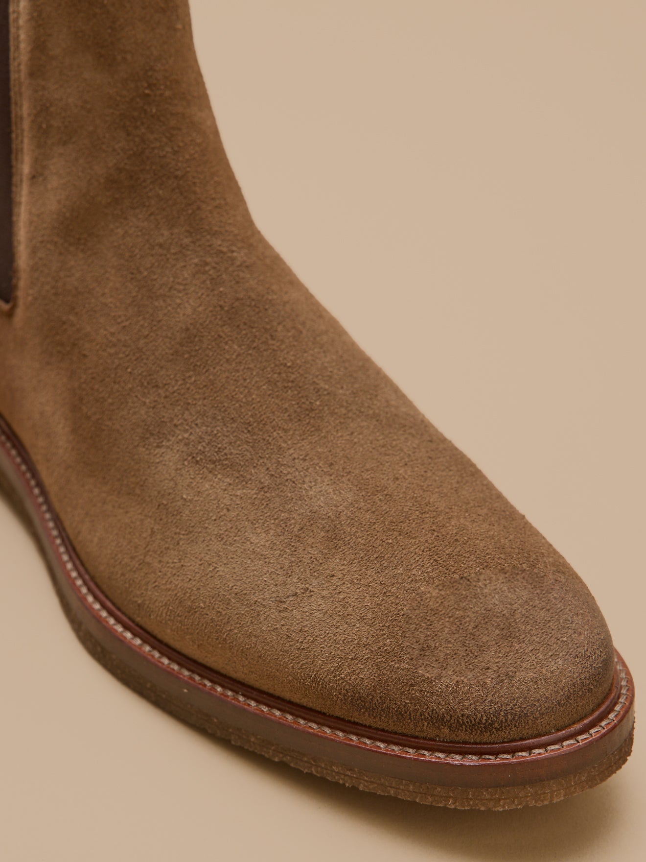 Herren-Chelsea-Boots aus Veloursleder