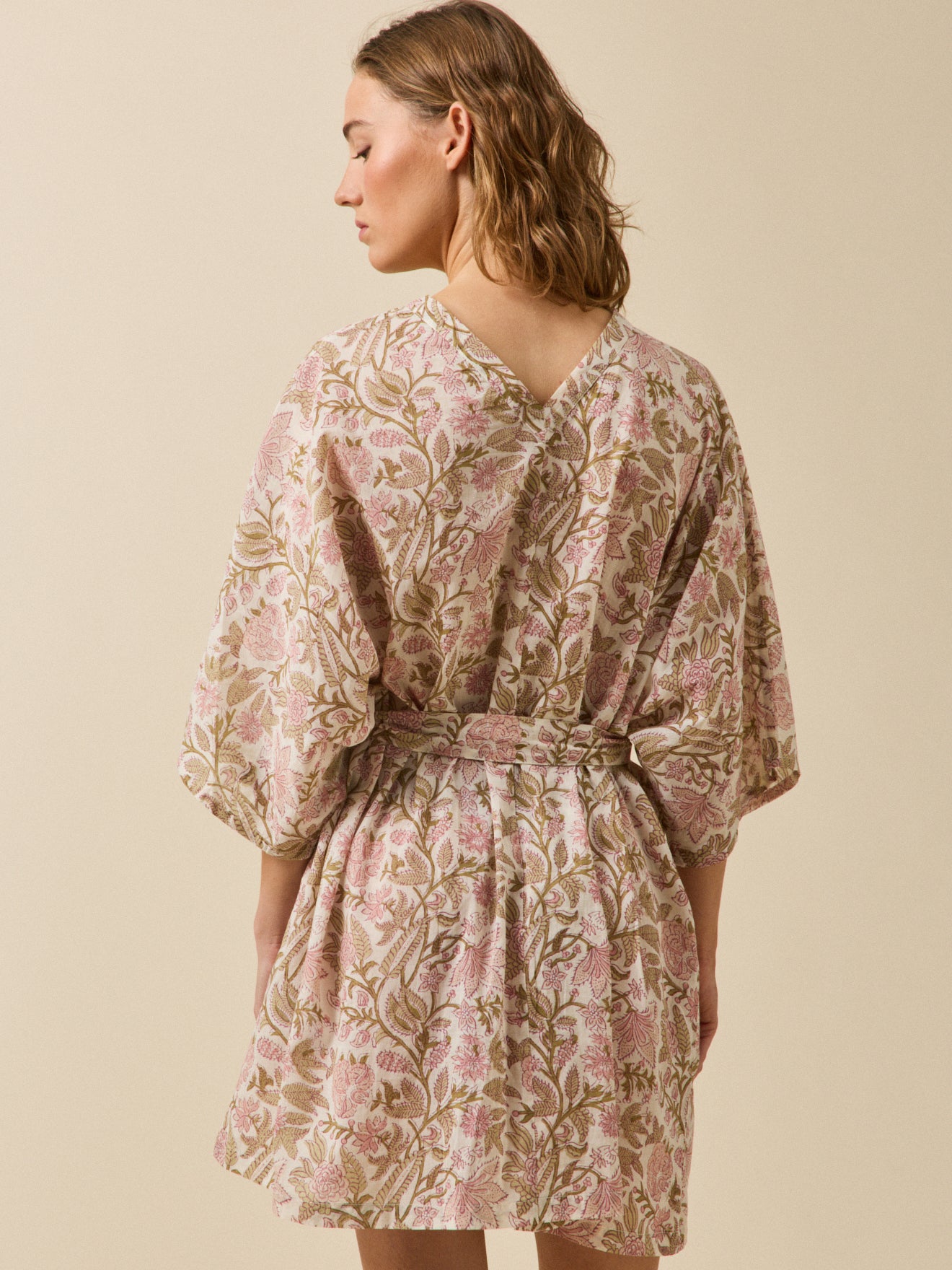 Damen-Kimono im Ethno-Print