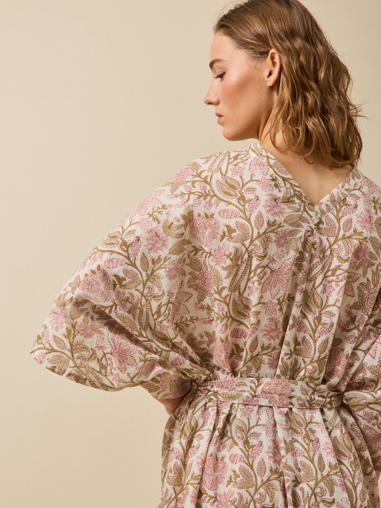 Damen-Kimono im Ethno-Print