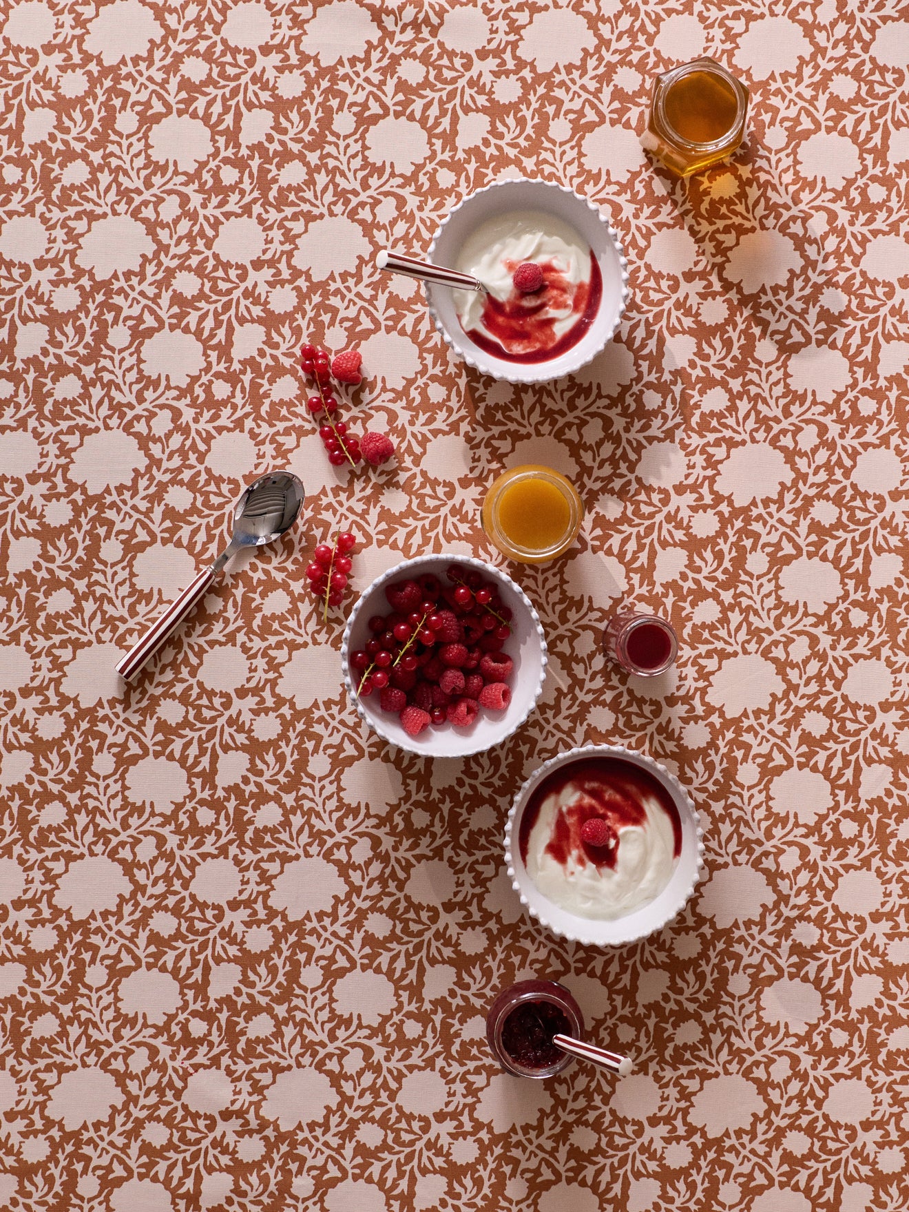 Jaïpur-Tischdecke aus beschichteter Baumwolle