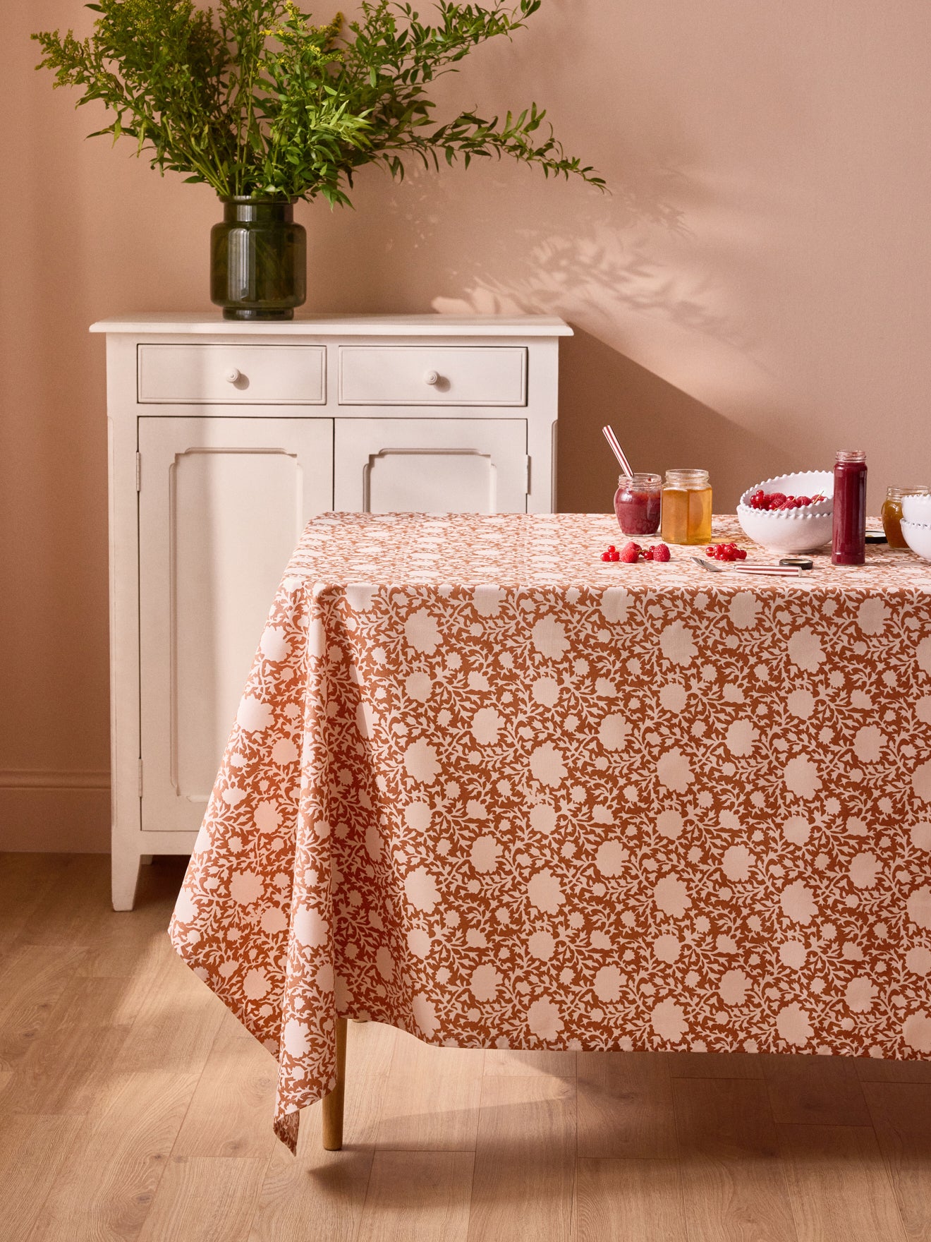 Jaïpur-Tischdecke aus beschichteter Baumwolle