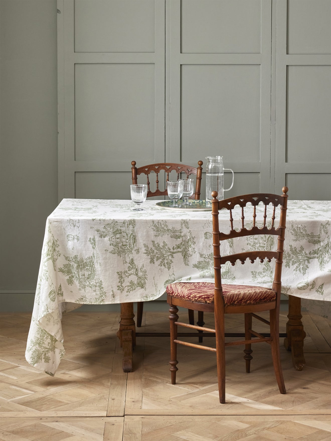 Servietten im Toile de Jouy-Esprit im 4er-Set