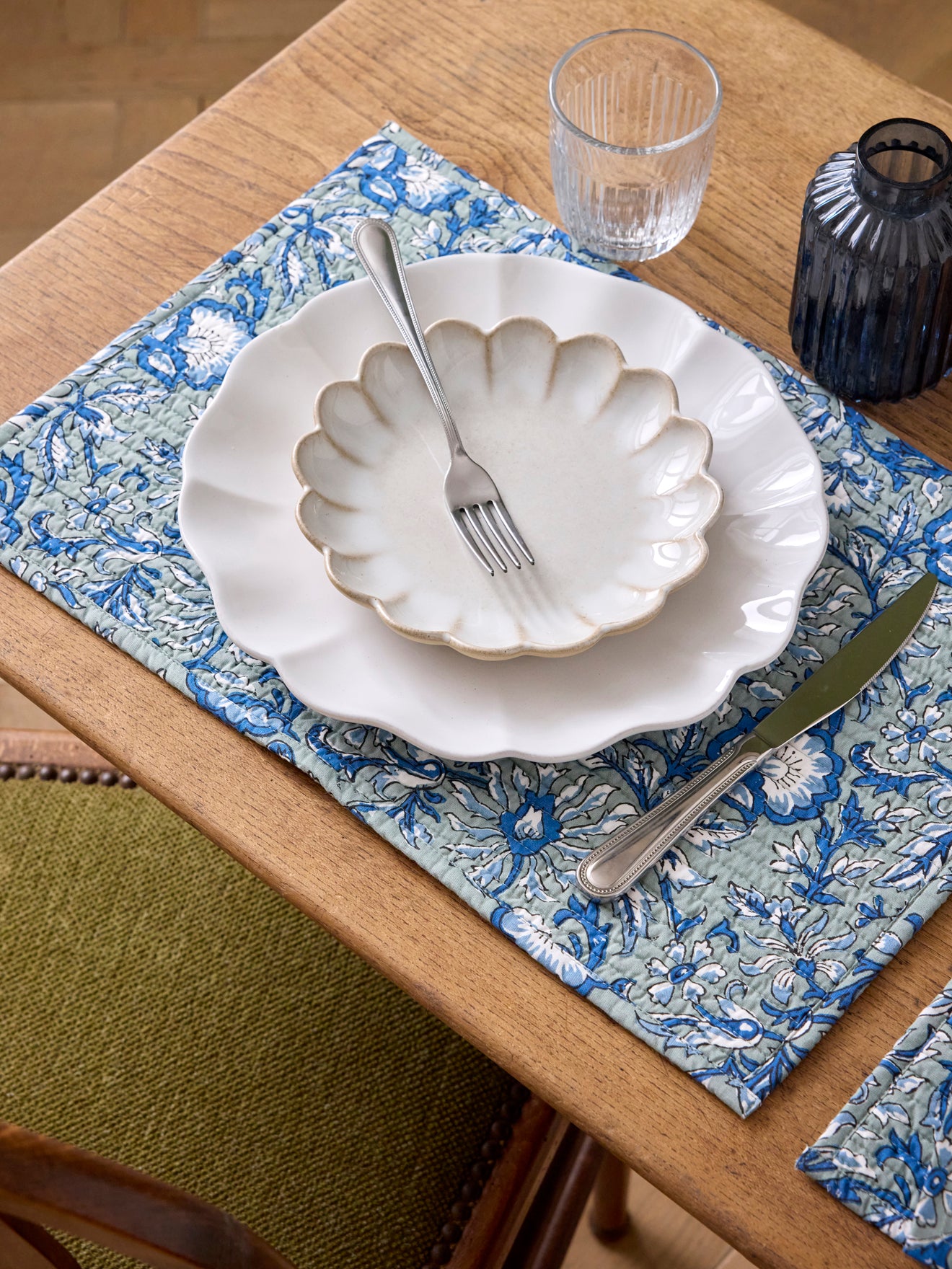 Geblümte Tischsets im 2er-Set - Belém-Print