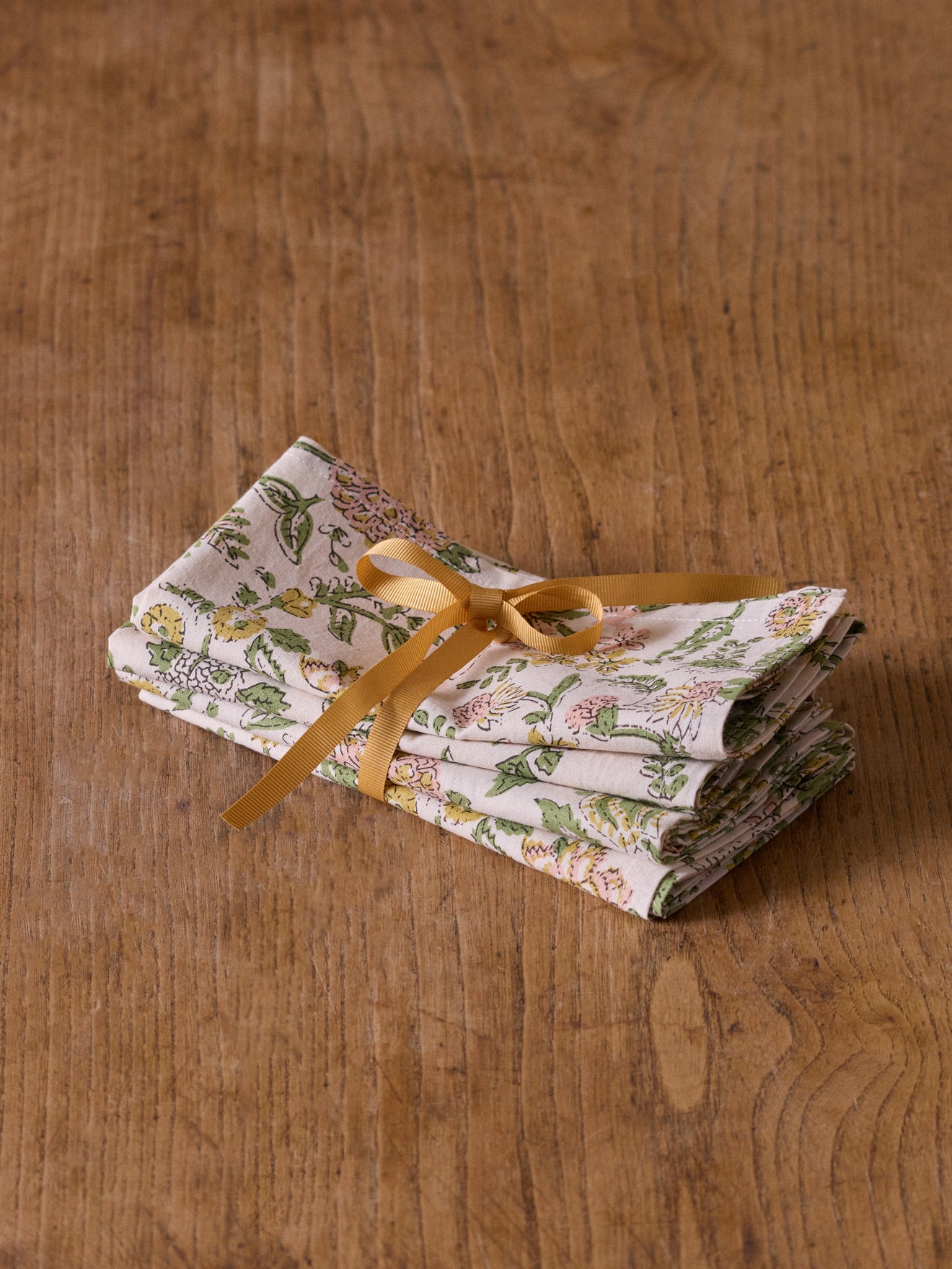 Servietten mit indischem Print im 4er-Set