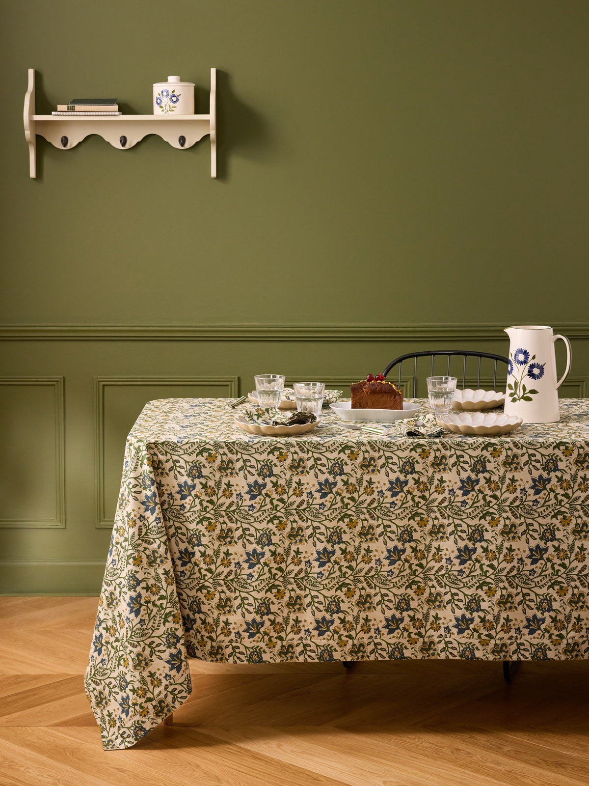 Bedruckte Tischdecke aus Baumwolle