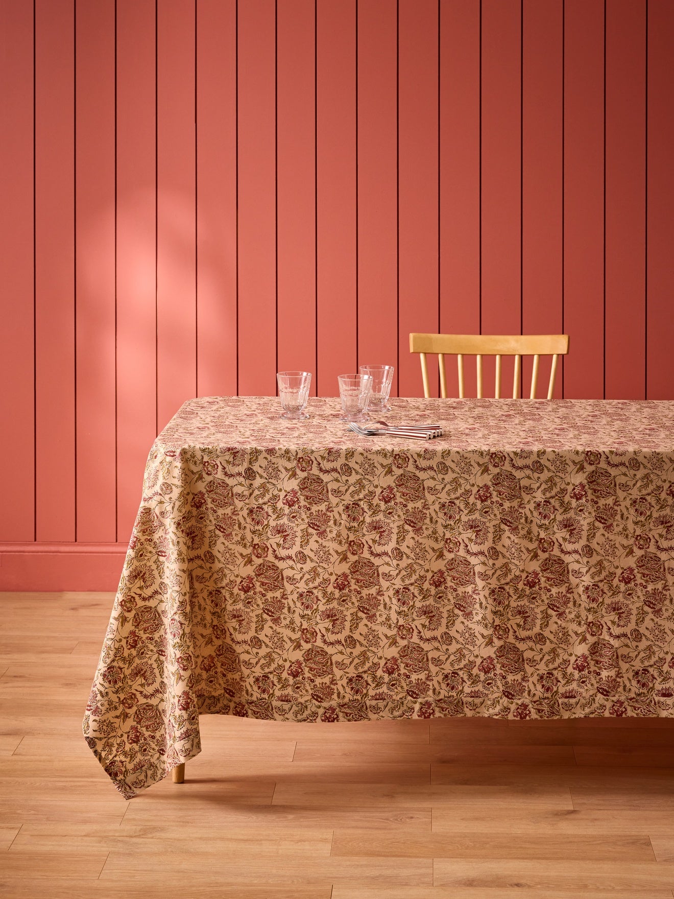 Tischdecke aus Baumwolle mit Penjab-Print