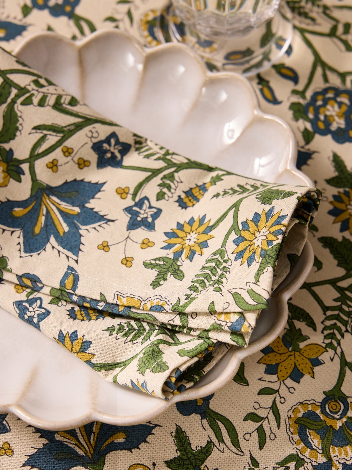 Servietten mit indischem Muster, 4er-Set