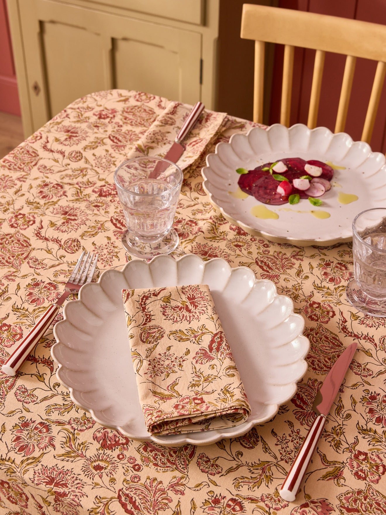 Servietten mit Punjab-Muster, 4er-Set