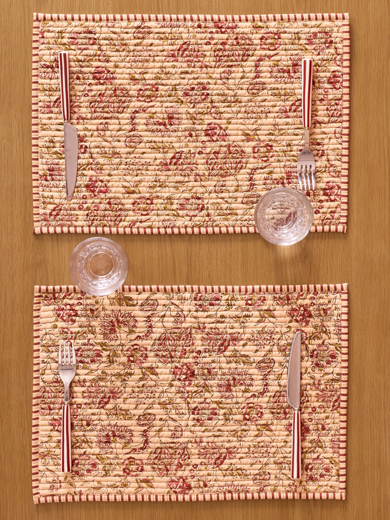 Tischsets mit Punjab-Muster, 2er-Set