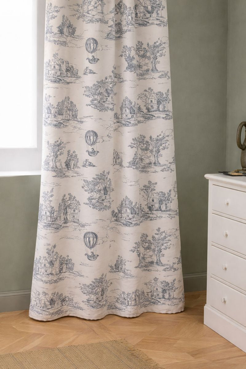 Vorhang mit Ösen - Toile de Jouy-Esprit