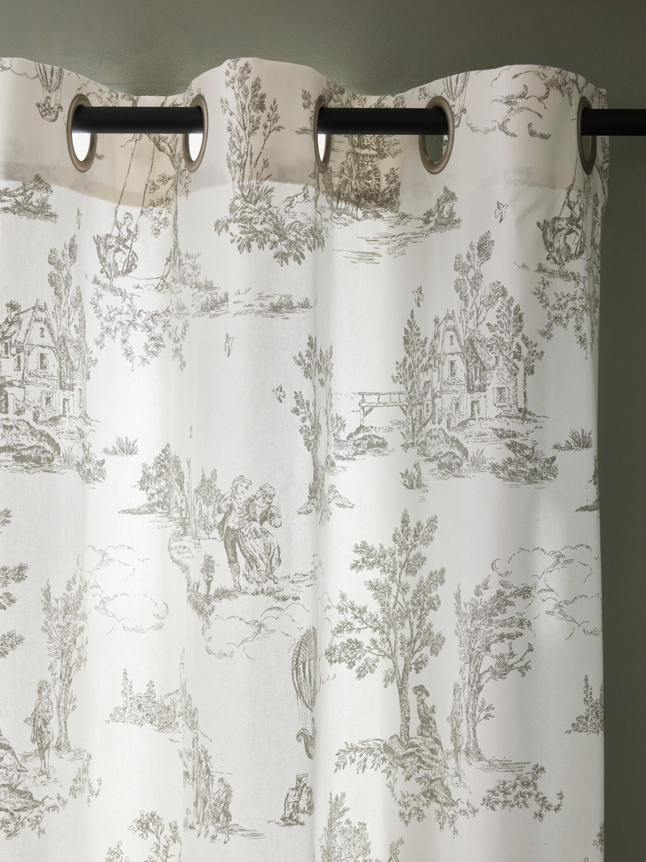 Vorhang mit Ösen - Toile de Jouy-Esprit