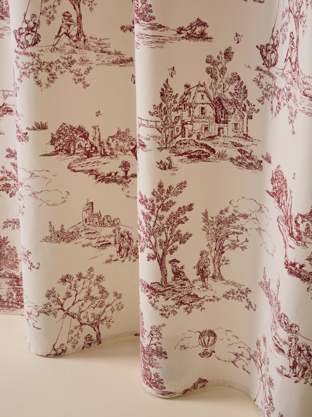 Vorhang mit Ösen - Toile de Jouy-Esprit