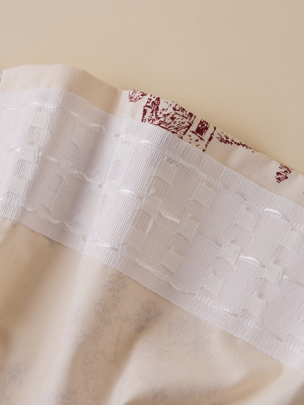 Vorhang mit Raffband - Toile de Jouy-Esprit