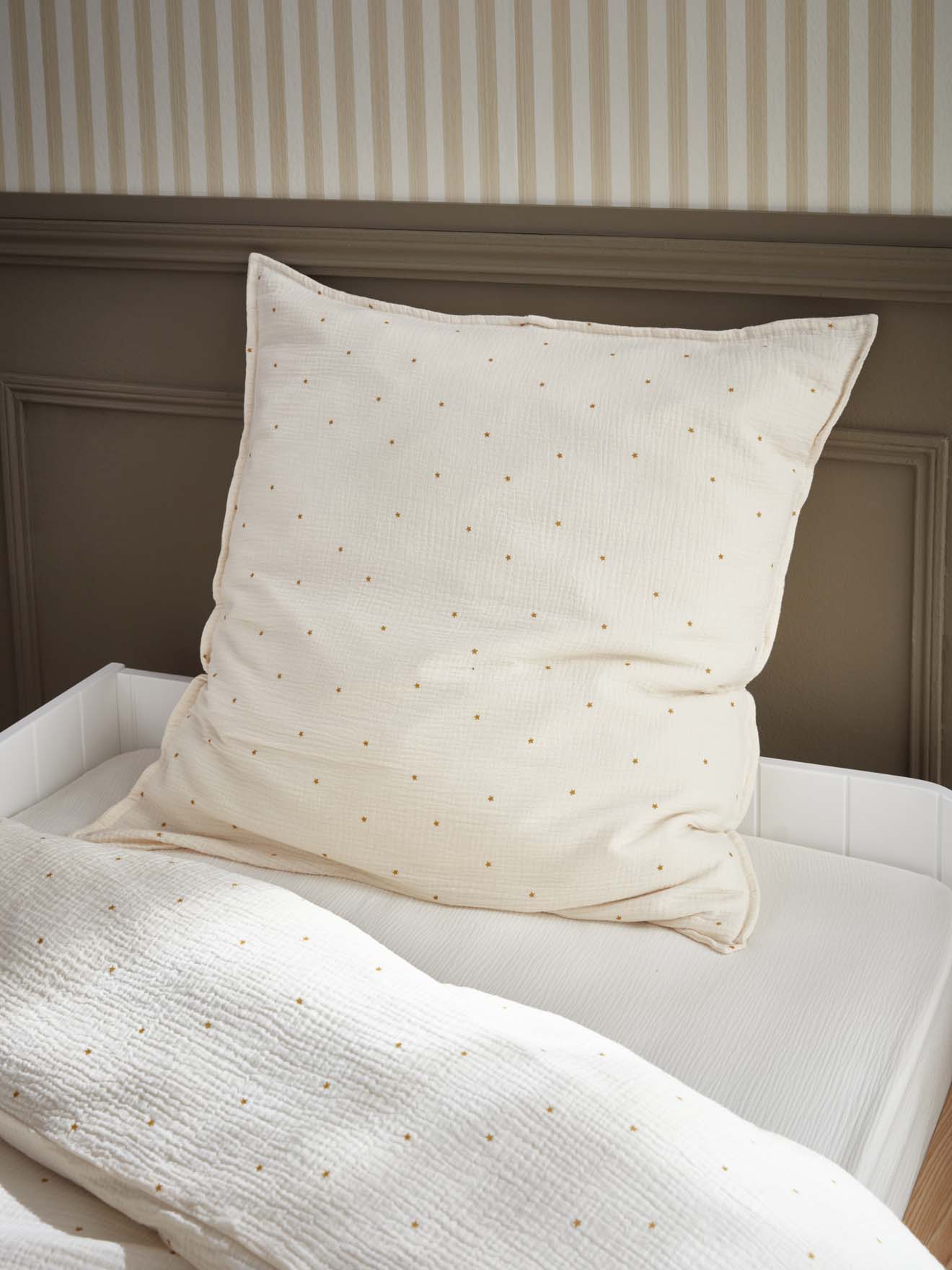 Kopfkissenbezug aus Baumwoll-Gaze « Struktur »