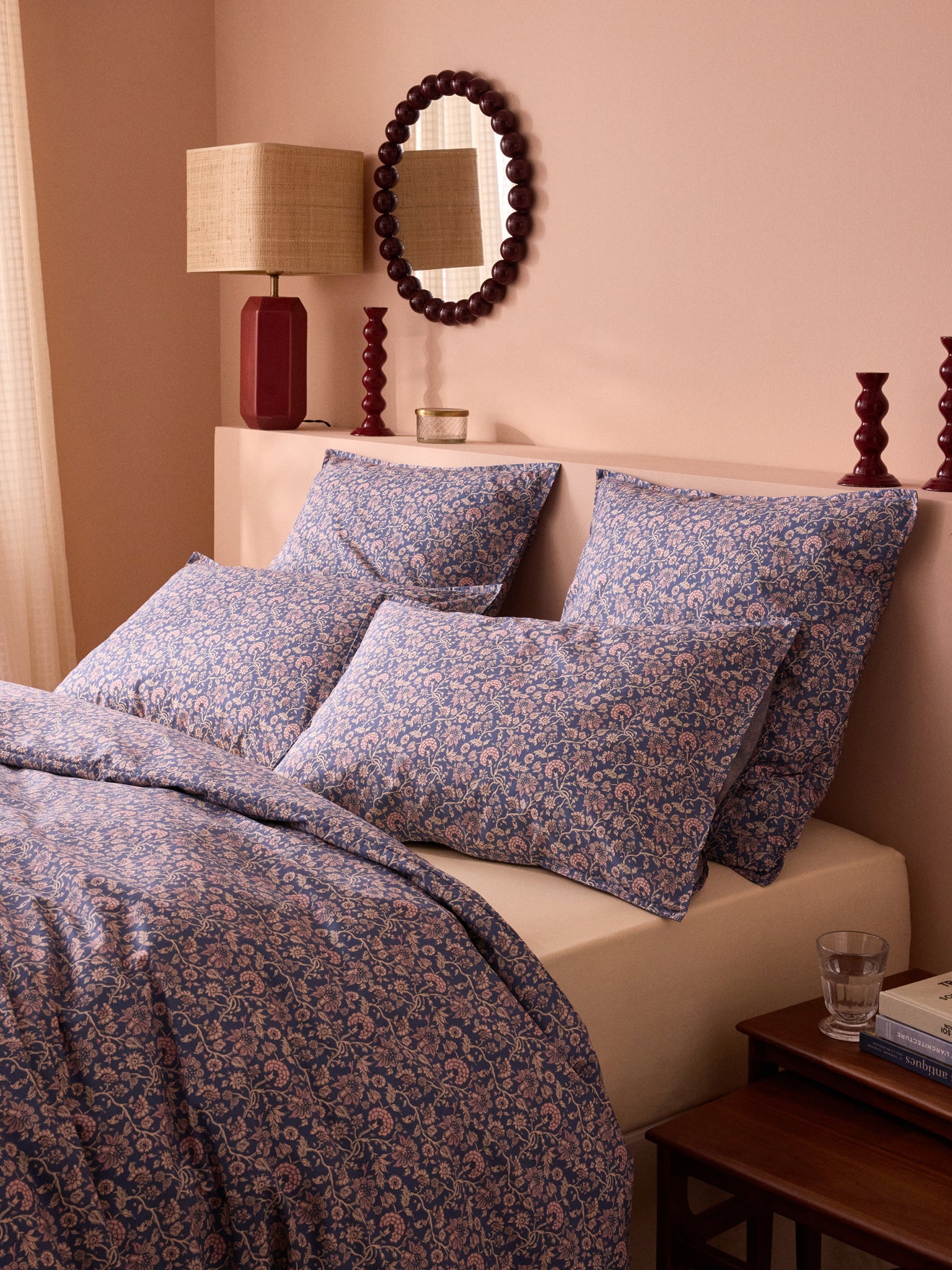 Kissenbezug aus Baumwollperkal "Abélie"