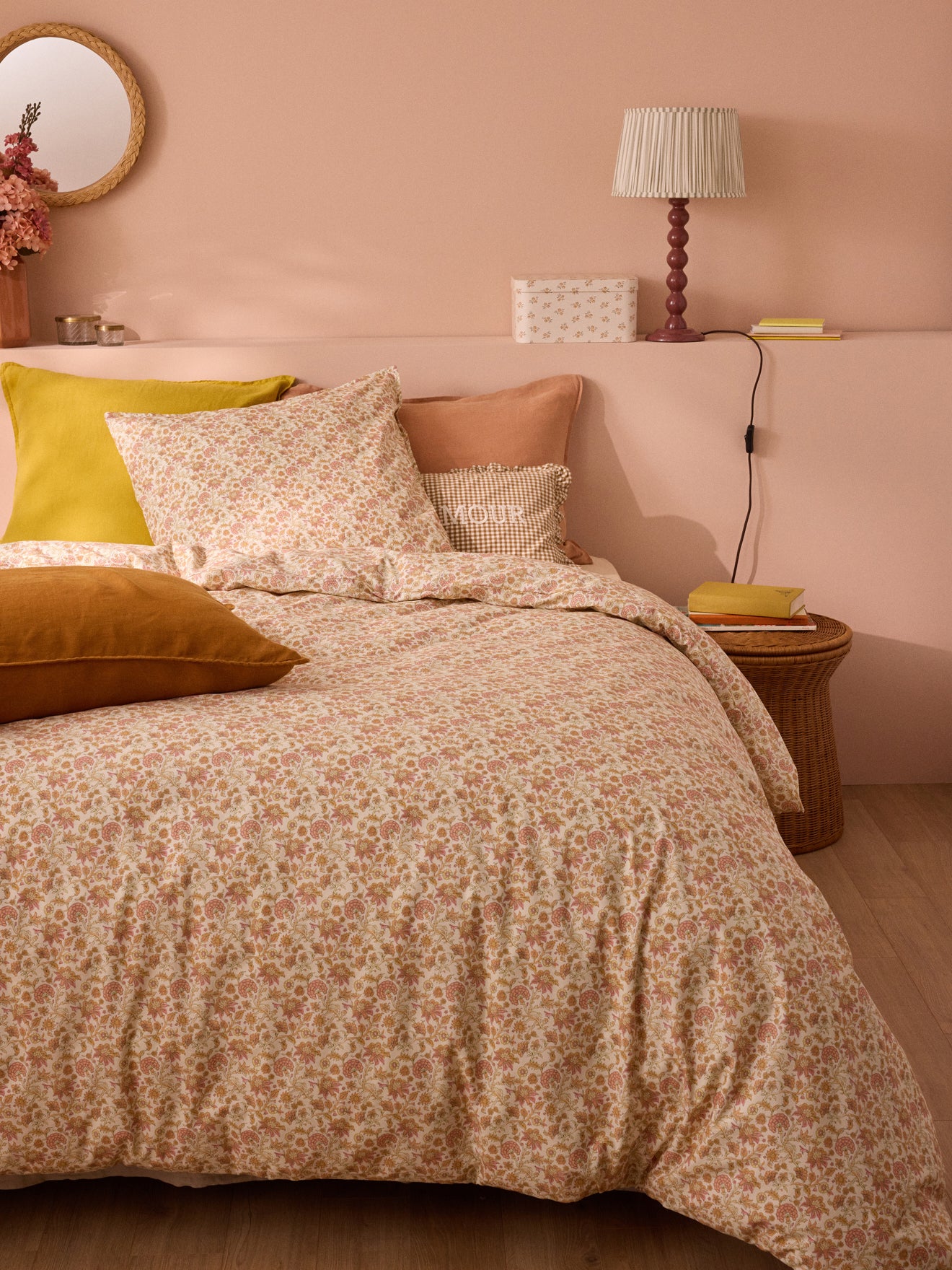 Bettbezug aus Baumwollperkal "Agathe"