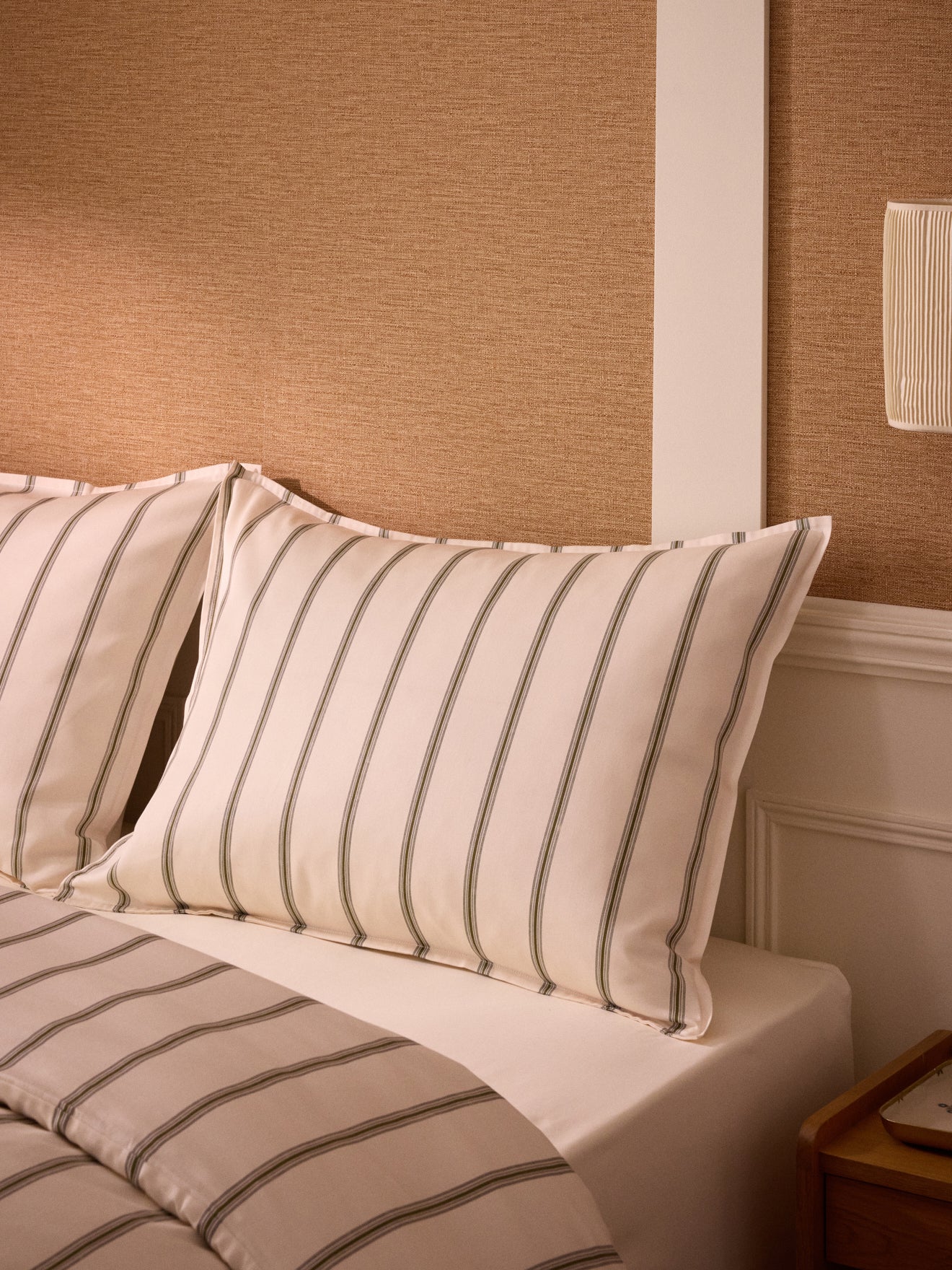 Kopfkissenbezug aus Baumwoll-Satin « Maxence »