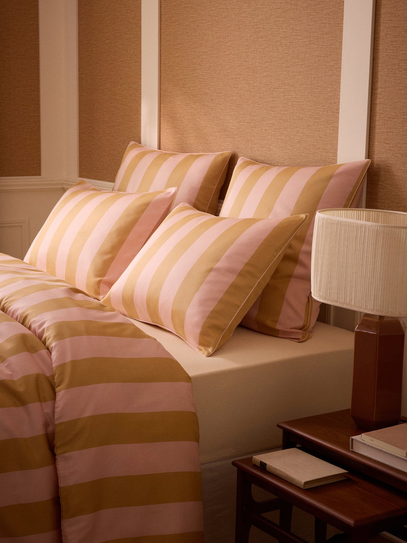 Kopfkissenbezug aus Baumwoll-Satin « Maxine »