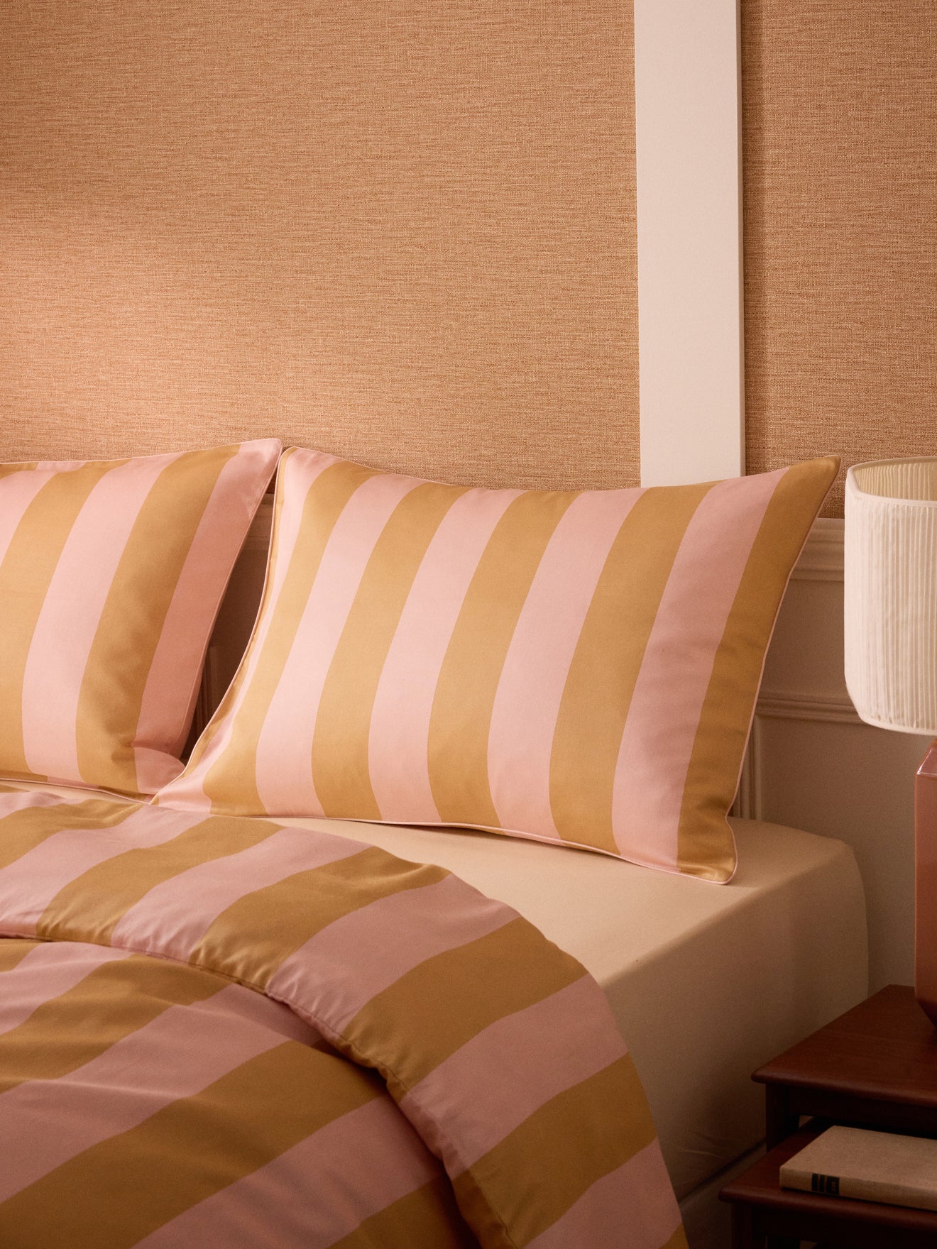 Kopfkissenbezug aus Baumwoll-Satin « Maxine »