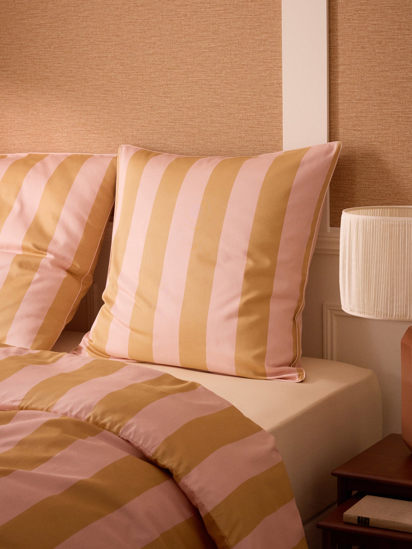 Kopfkissenbezug aus Baumwoll-Satin « Maxine »