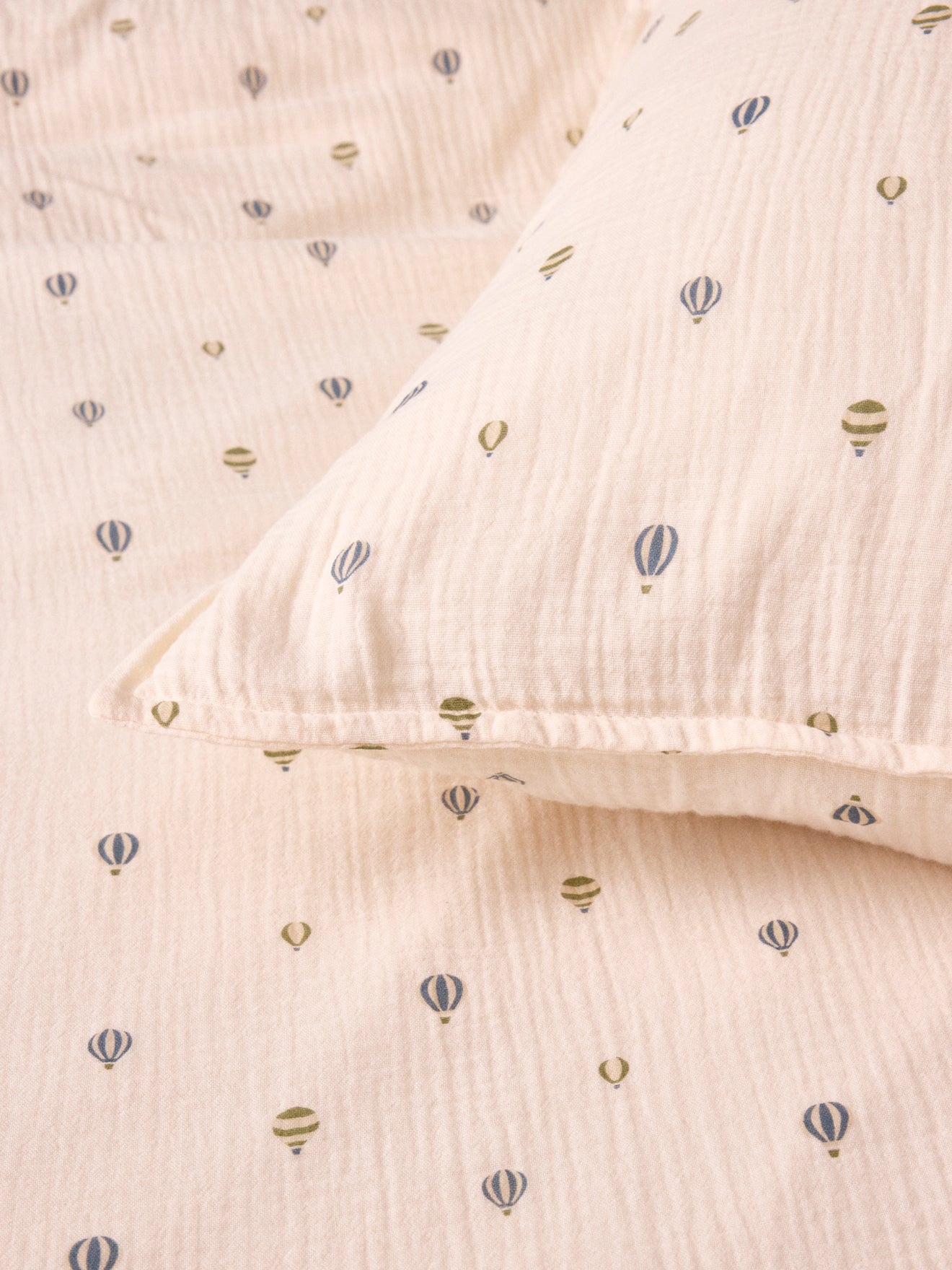 Kopfkissenbezug aus Baumwoll-Gaze « Milan »