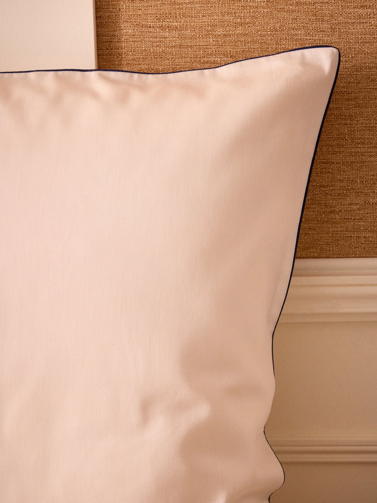 Kopfkissenbezug aus Baumwoll-Satin « Madeleine »