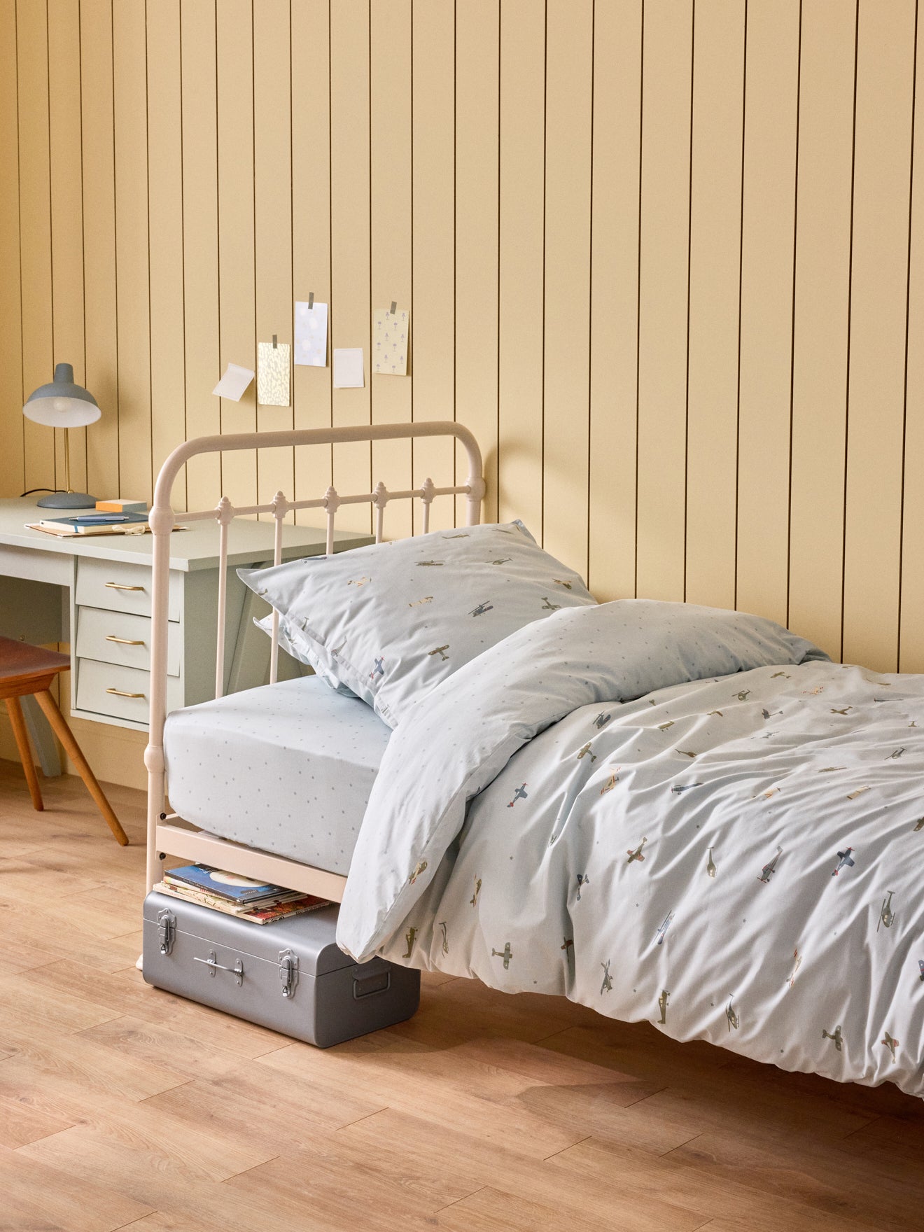 Bettbezug aus Baumwolle « Pilot »