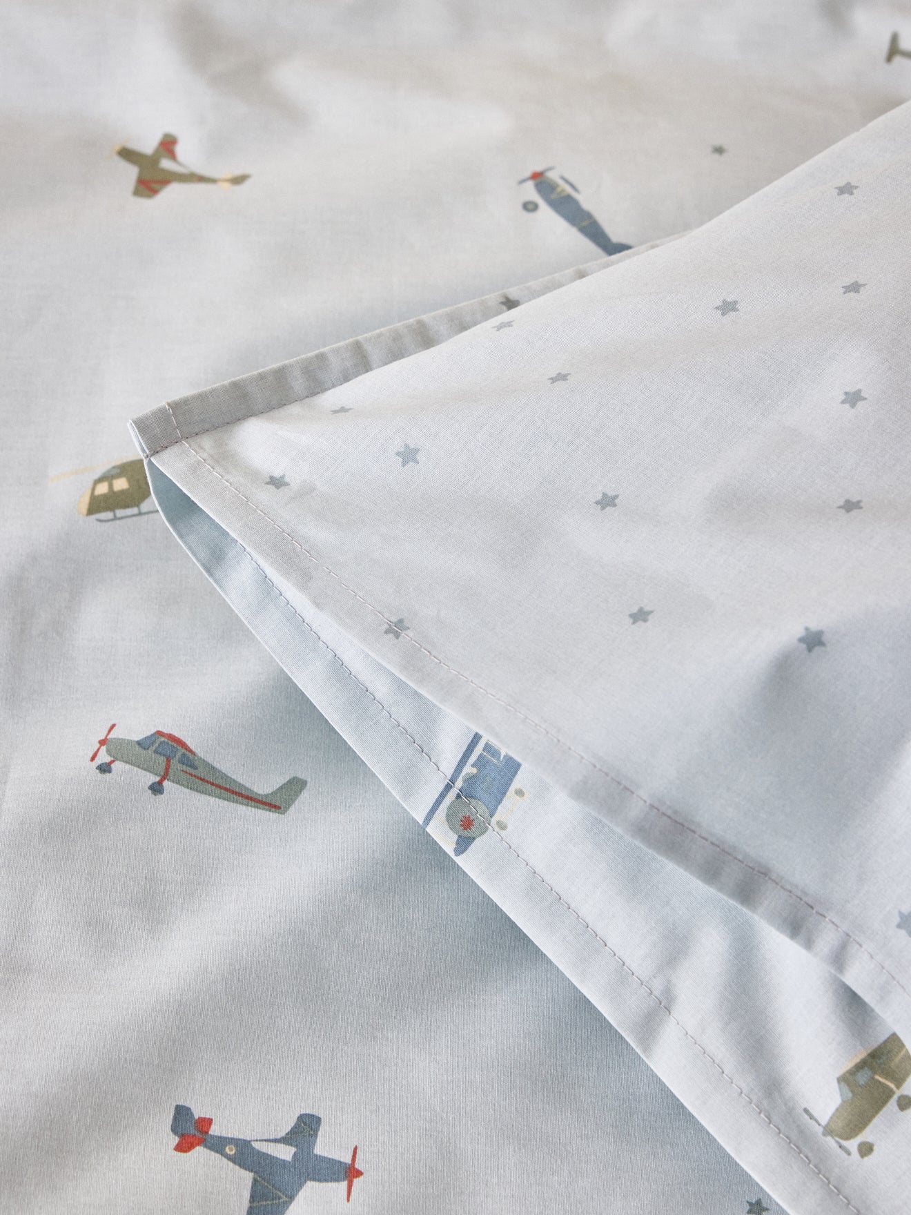 Bettbezug aus Baumwolle « Pilot »