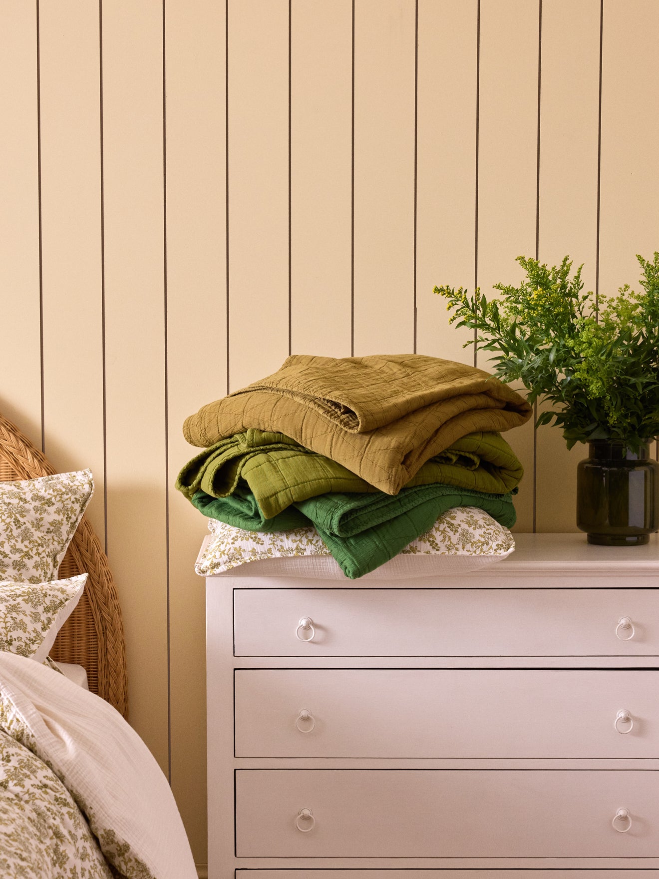 Daunendecke aus Gaze-Baumwolle "Armande"