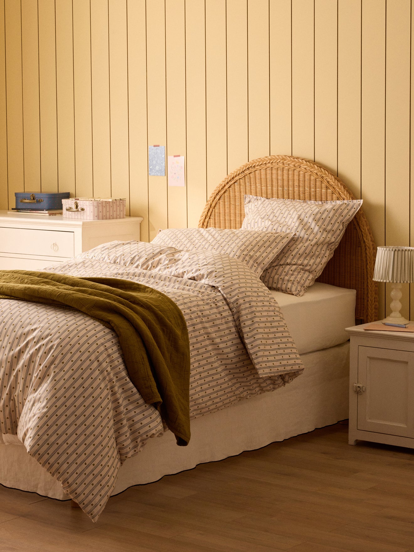 Steppdecke aus Baumwollperkal "Avril"