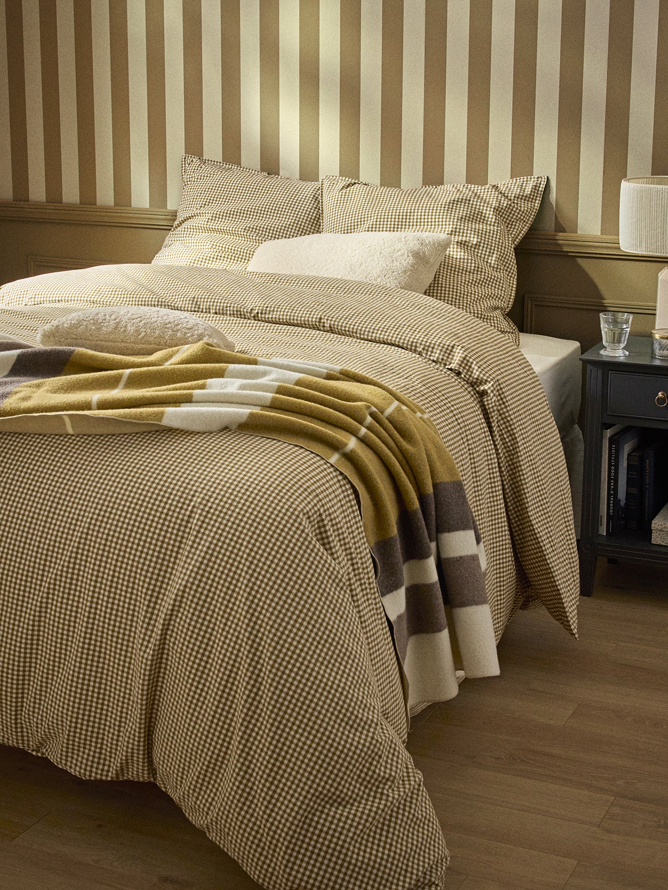 Bettbezug aus Baumwollperkal « Amy »