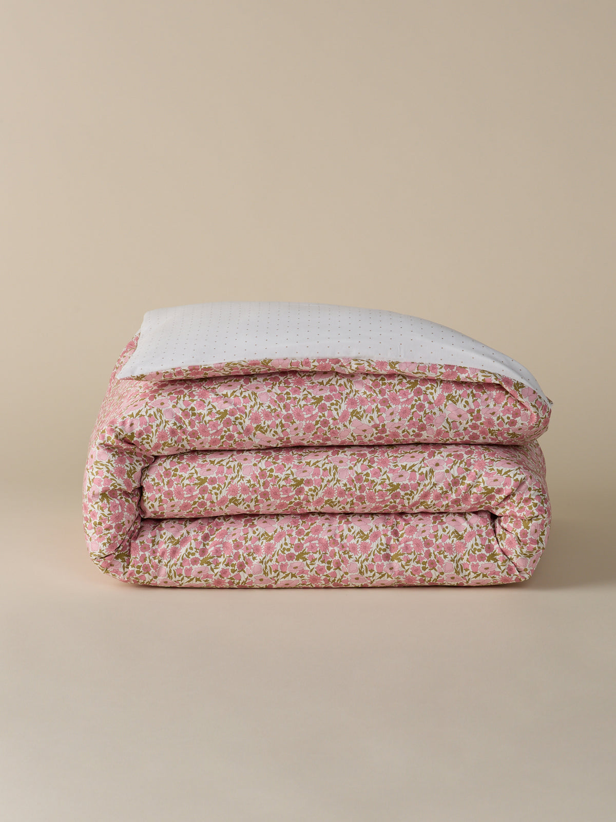 Bettbezug aus Liberty-Stoff Poppy and Daisy
