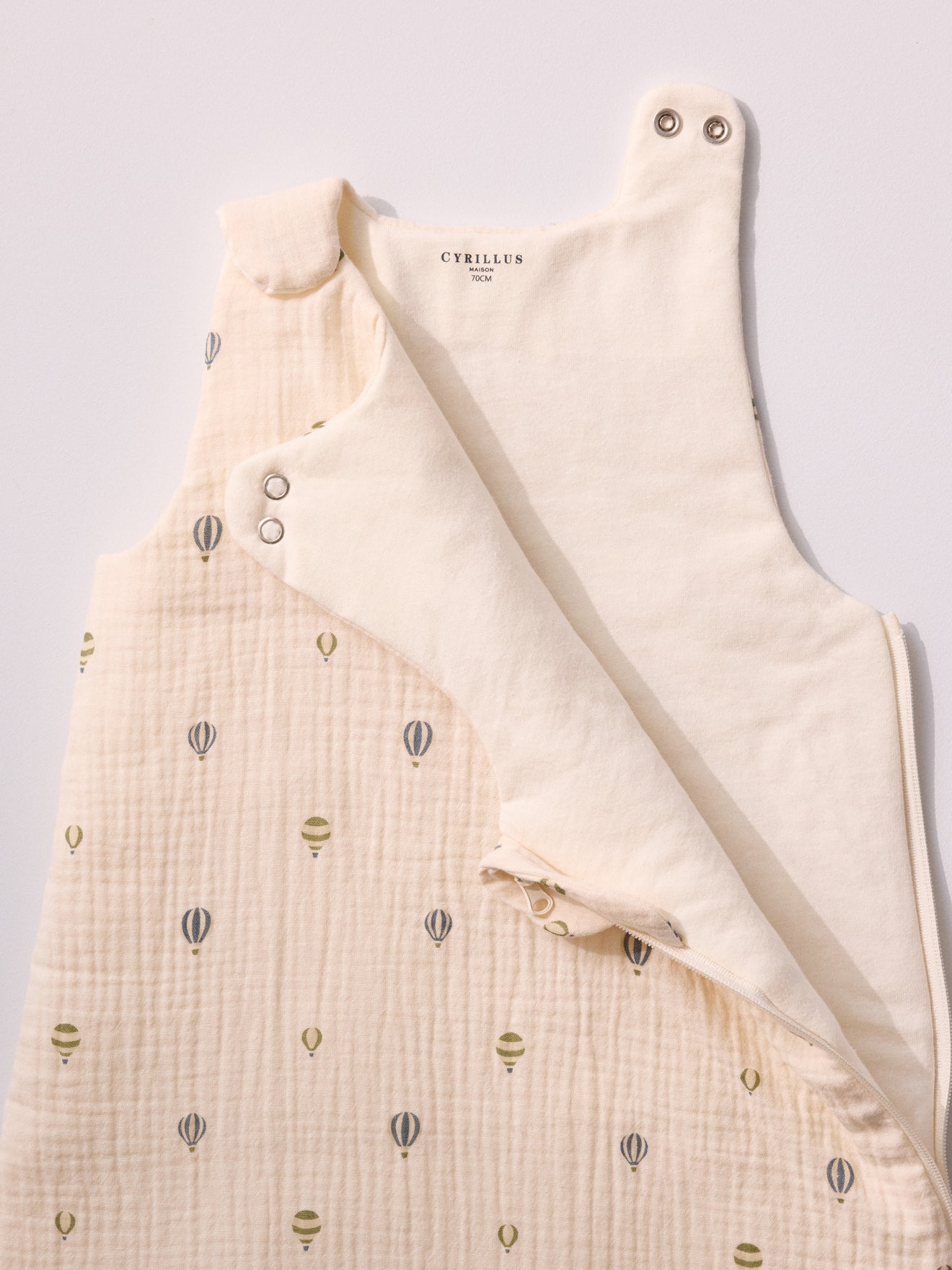 Strampelsack aus Bio-Baumwoll-Gaze « Ava » - TOG 2