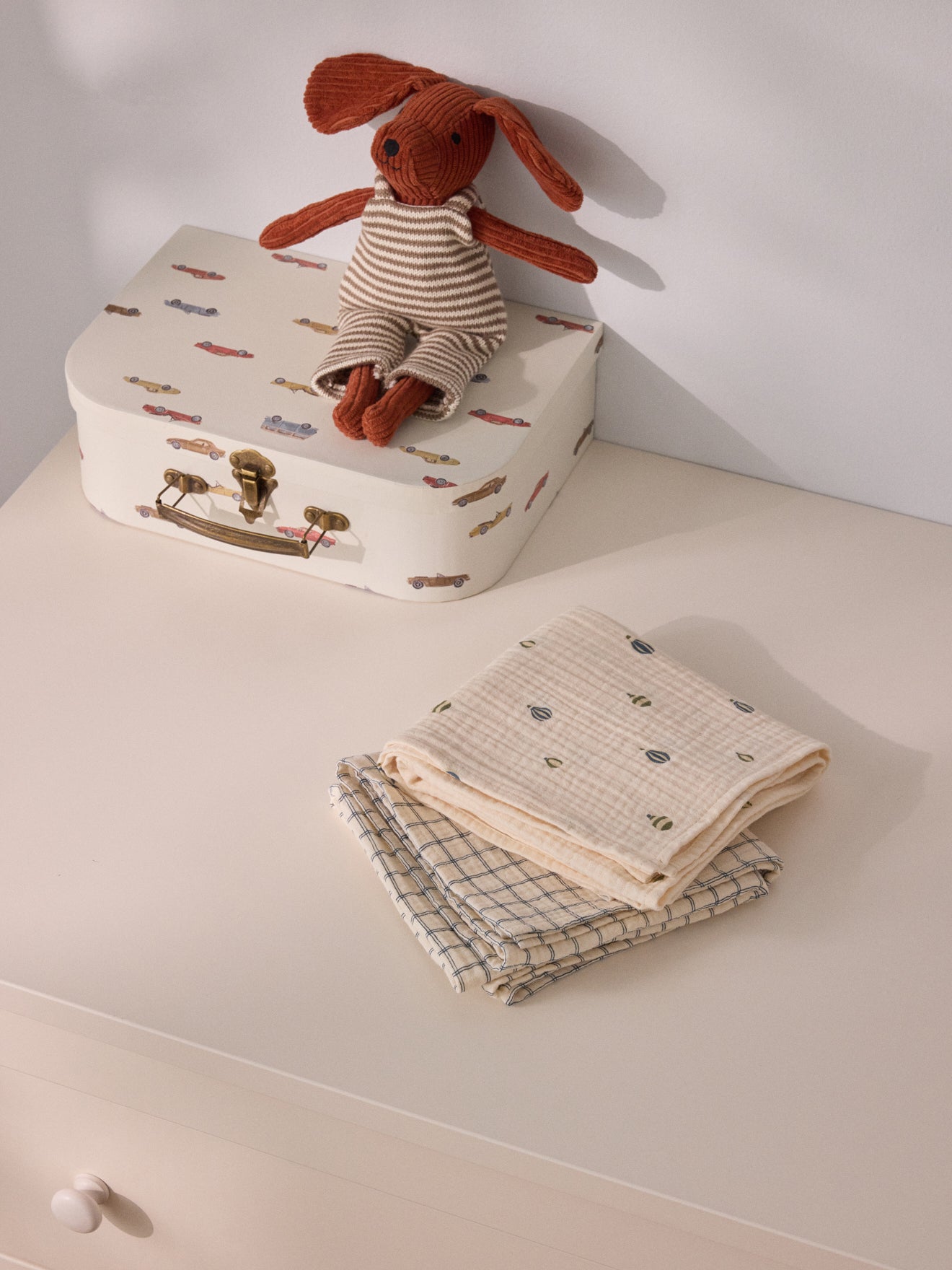 Wickeltuch aus Bio-Baumwoll-Gaze im 2er-Set