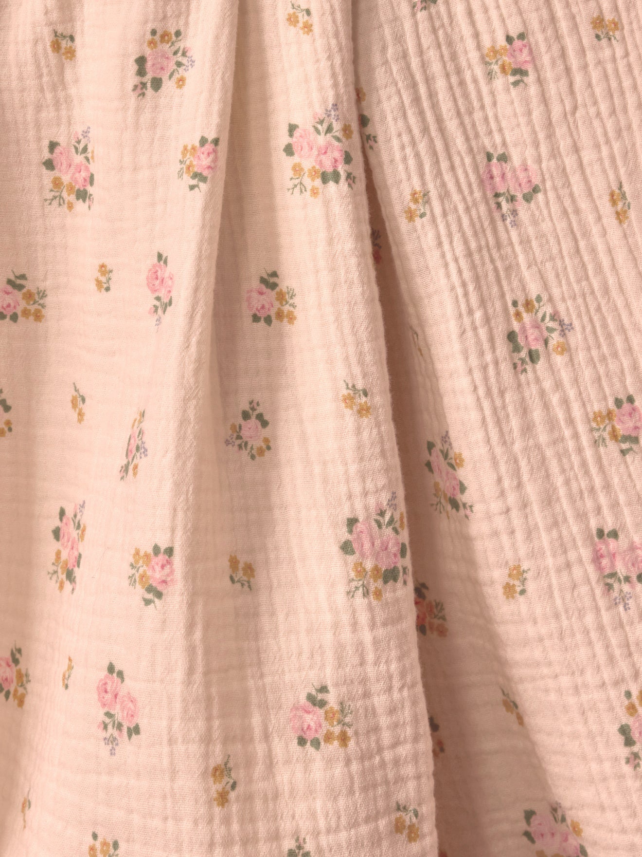 Baby-Plaid aus strukturierter Baumwolle und Mikrofleece