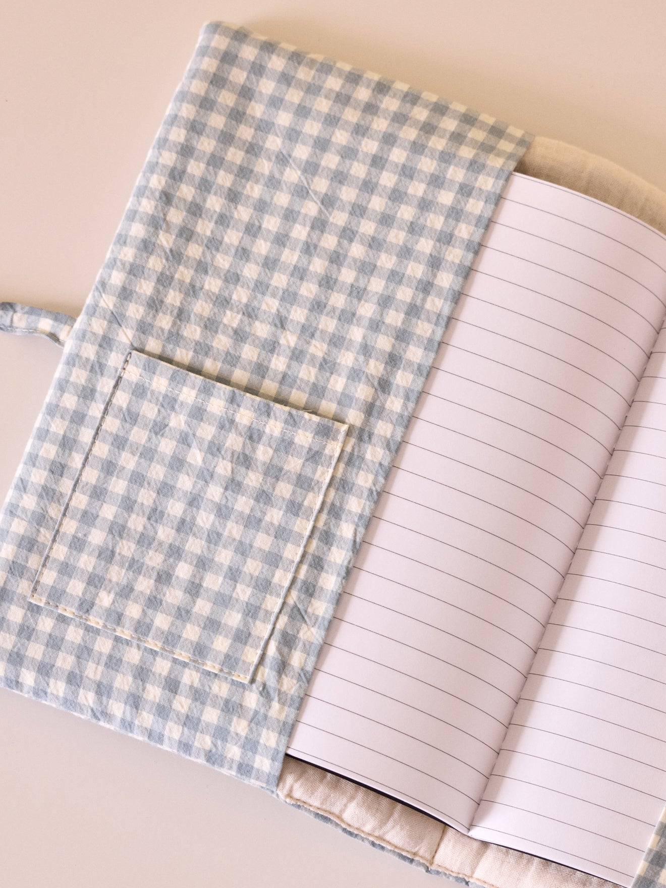 Hülle für das Gesundheitsheft aus Vichy-Baumwollgaze