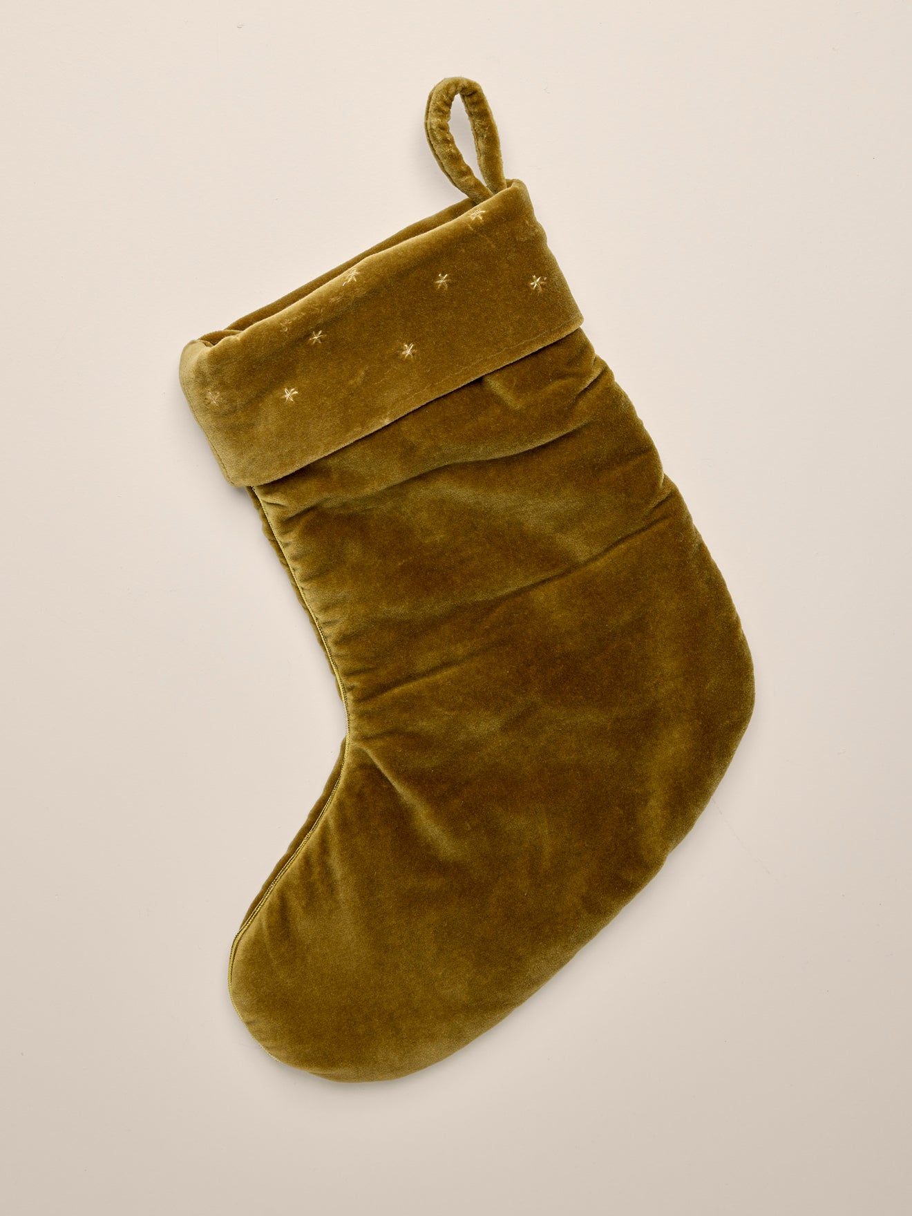 Große Nikolausstiefel aus Velours