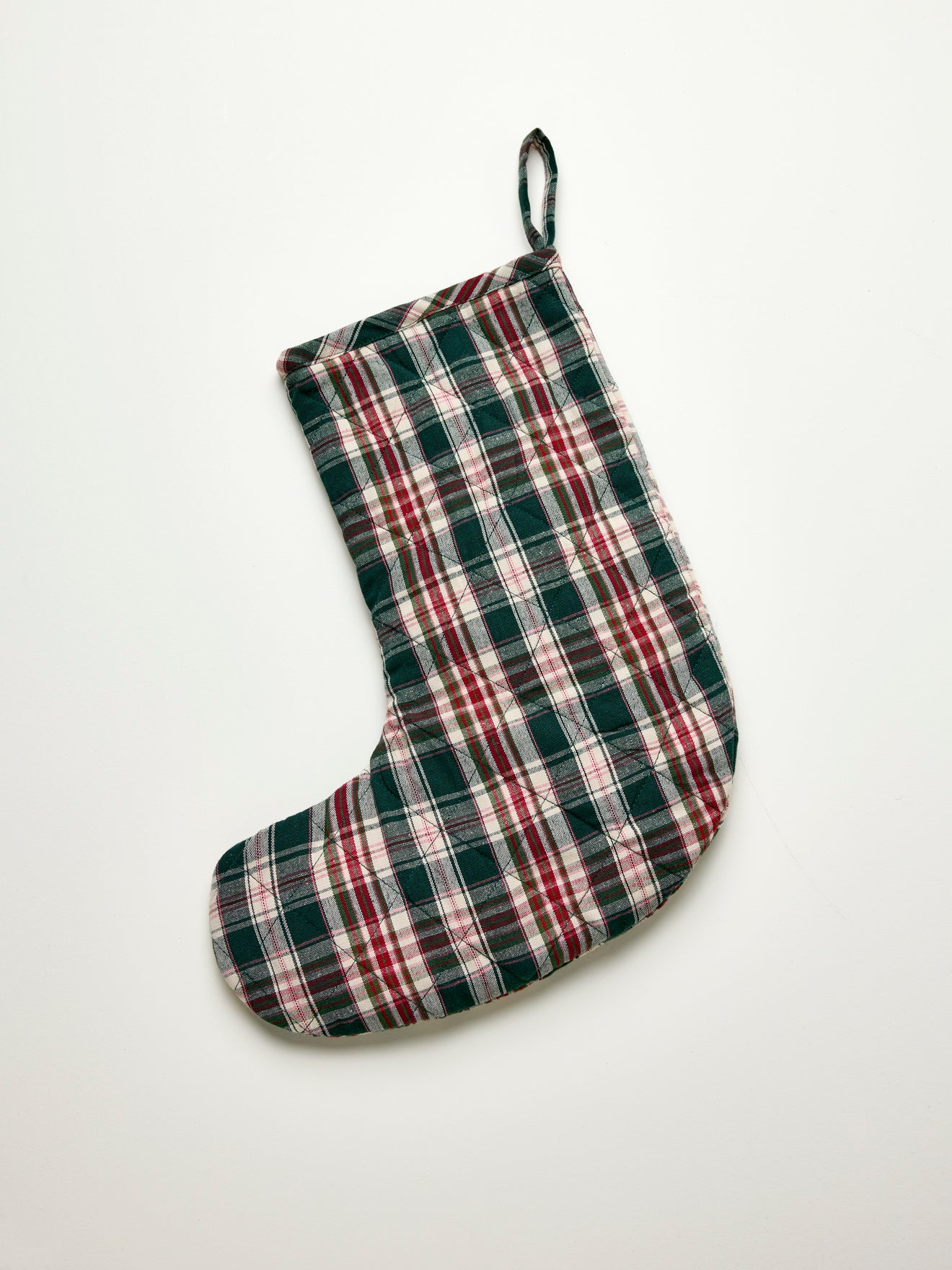 Weihnachtssocke im Tartan-Stil – Weihnachtskollektion