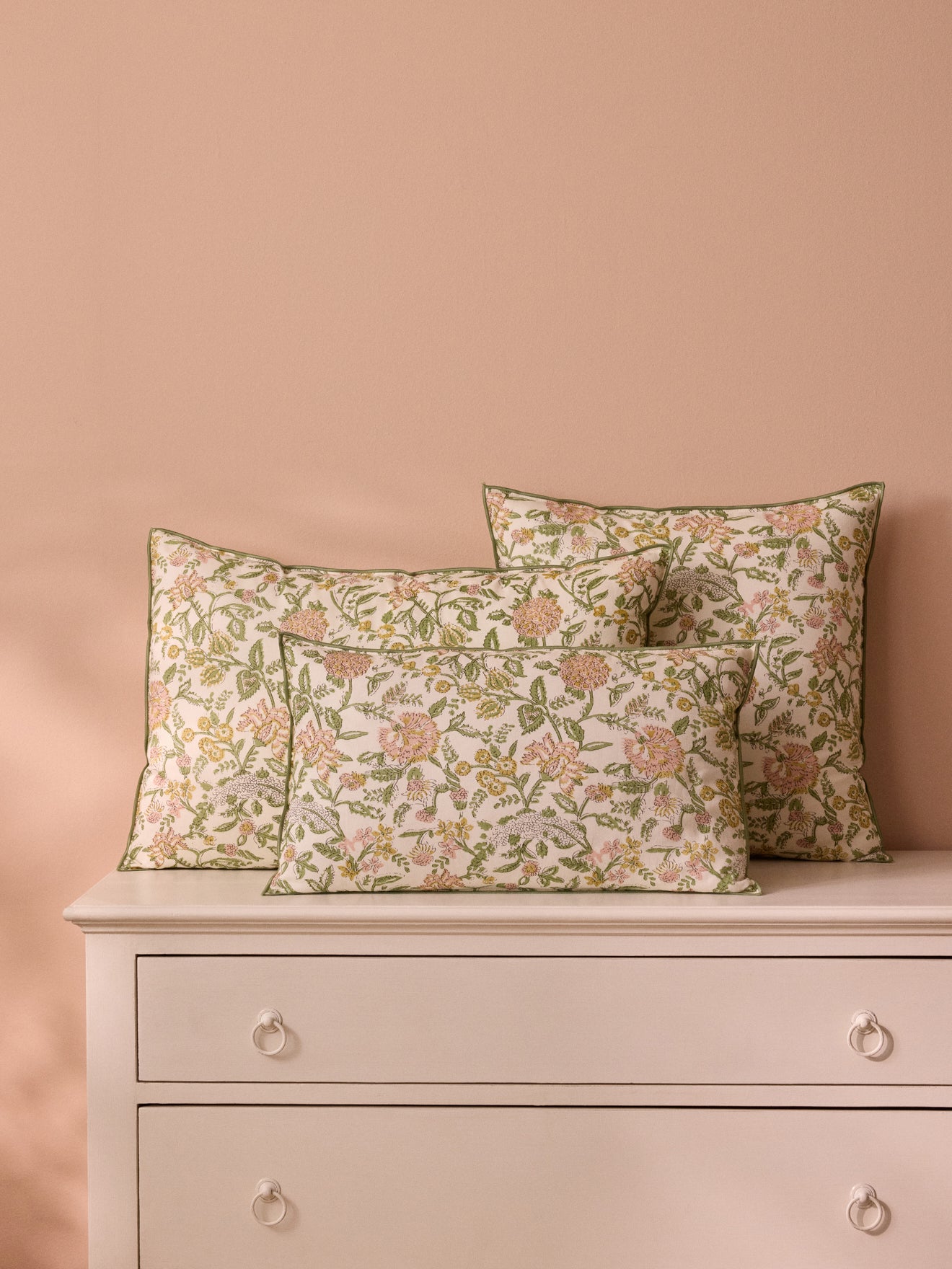 Kissenbezug mit indischem Print