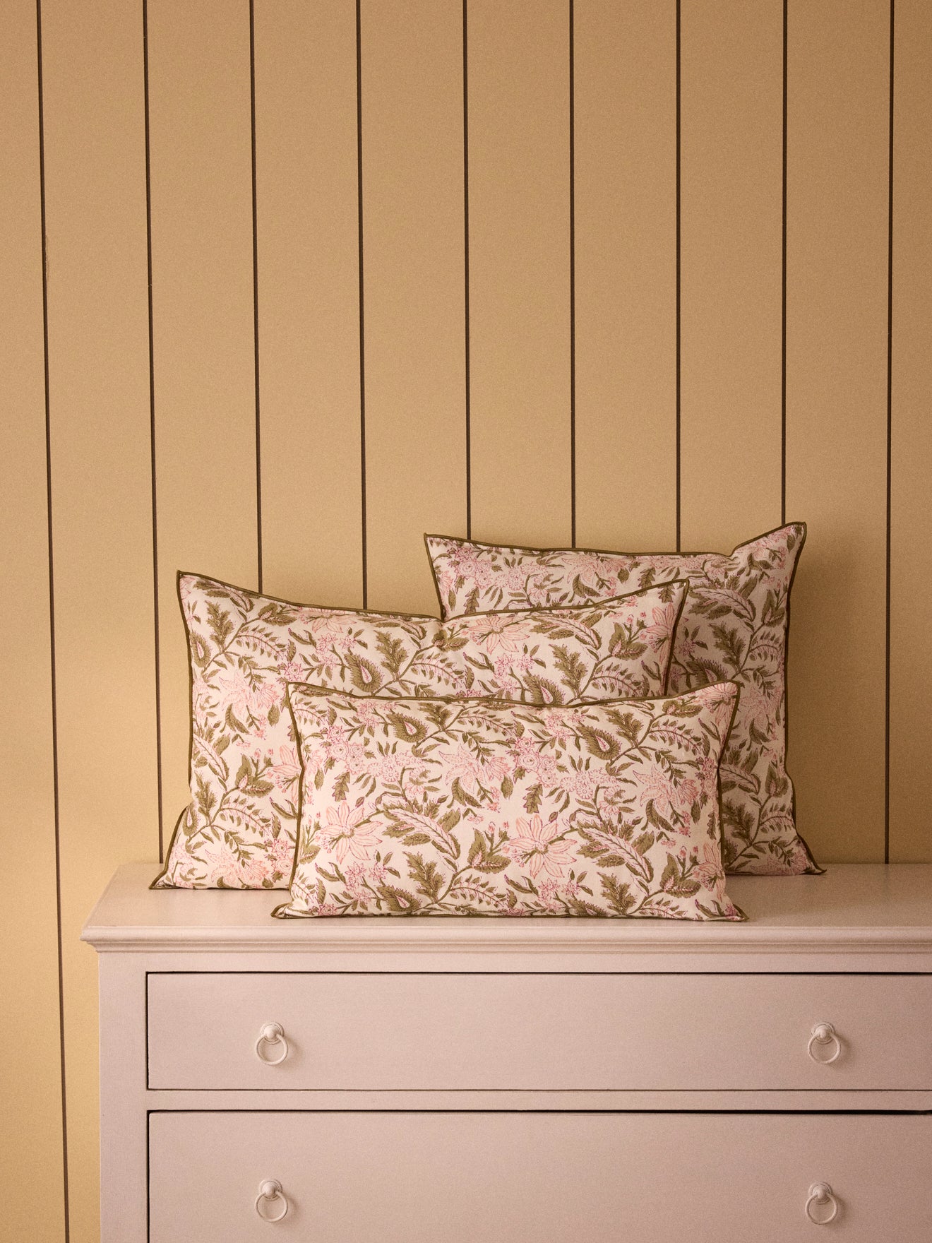 Kissenbezug mit indischem Print