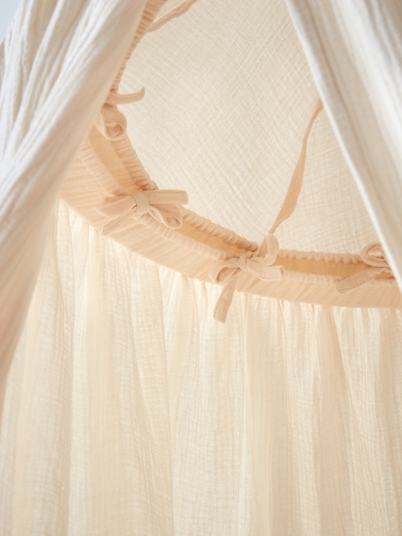 Himmelbett-Vorhang aus Baumwoll-Gaze