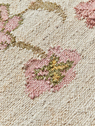 Romy-Teppich aus Jute und gewebter Baumwolle