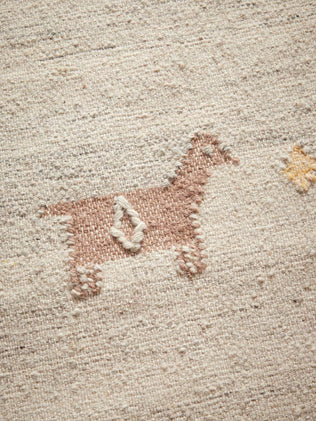 Joseph-Teppich aus Wolle und gewebter Baumwolle