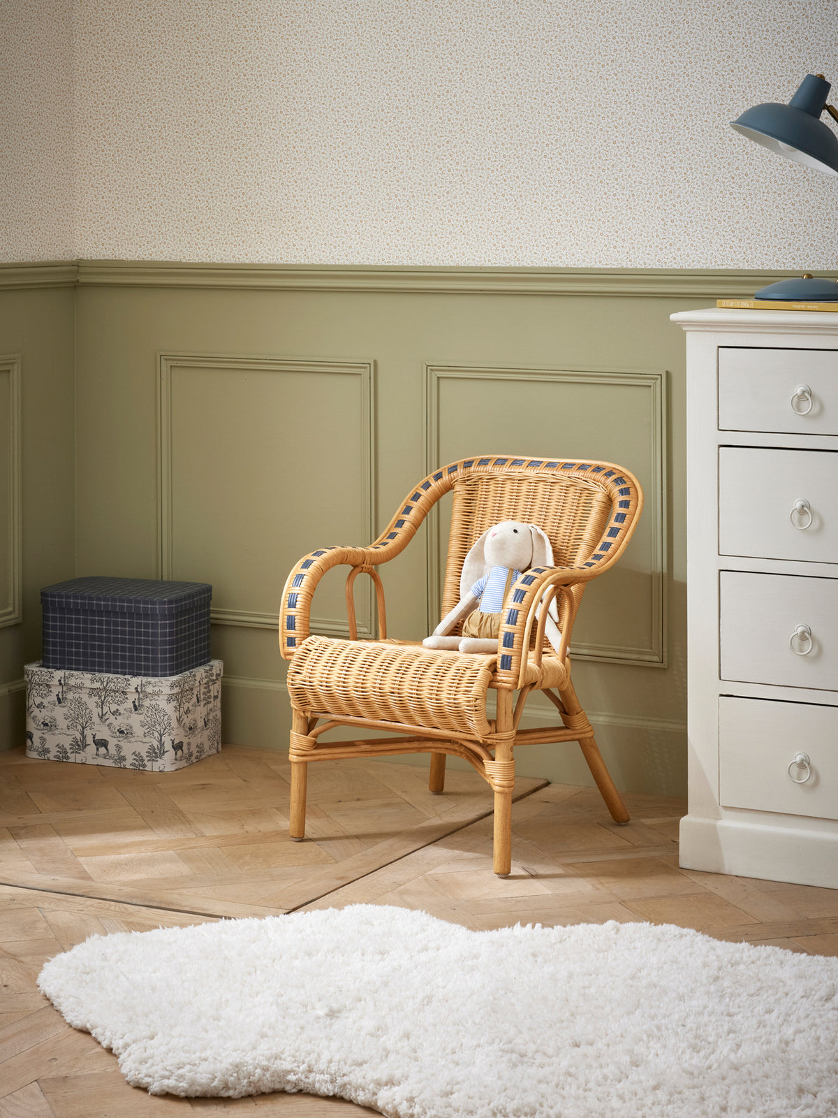 Kinder-Sessel aus Rattan « Marceau »