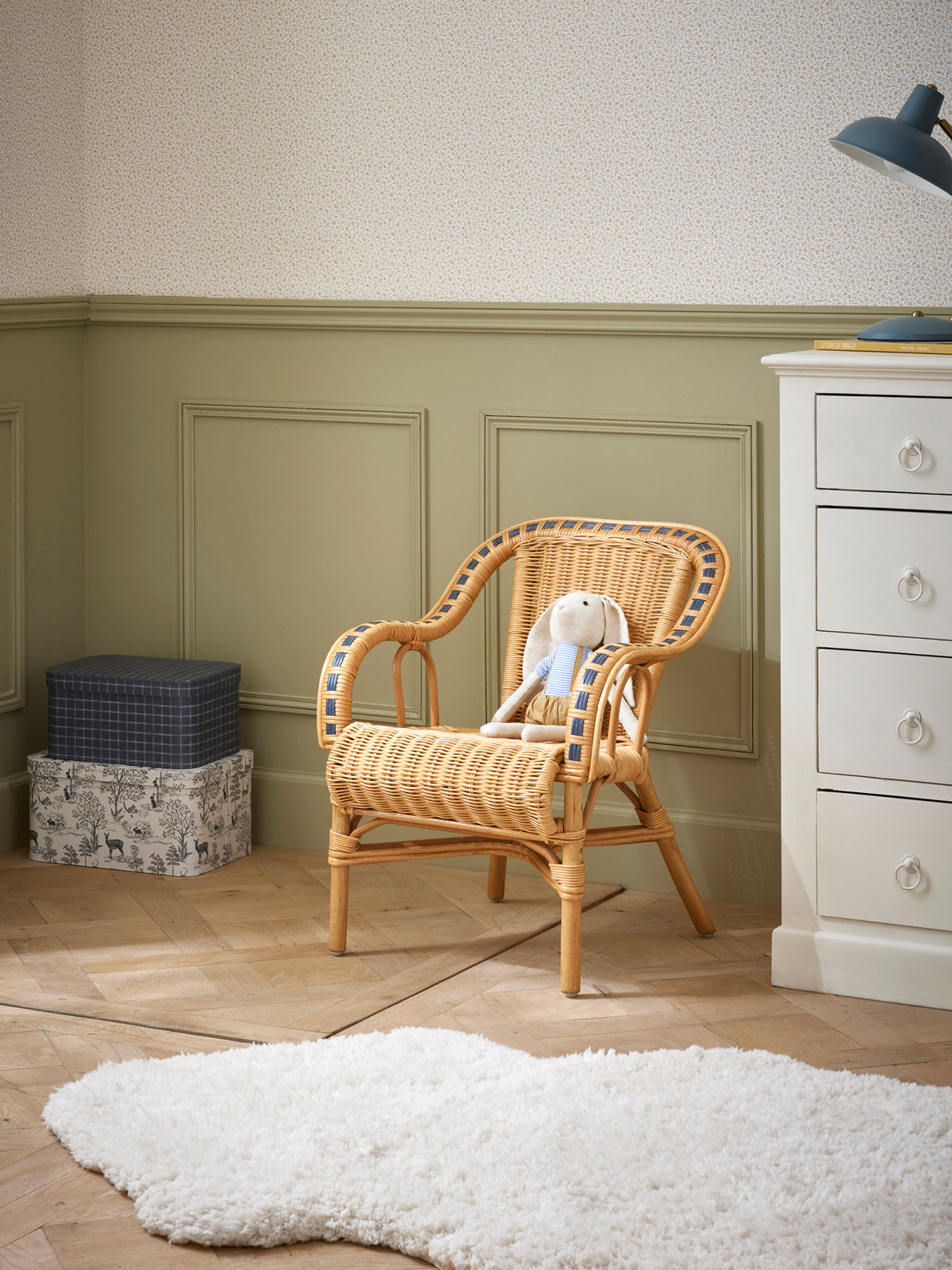 Kinder-Sessel aus Rattan « Marceau »