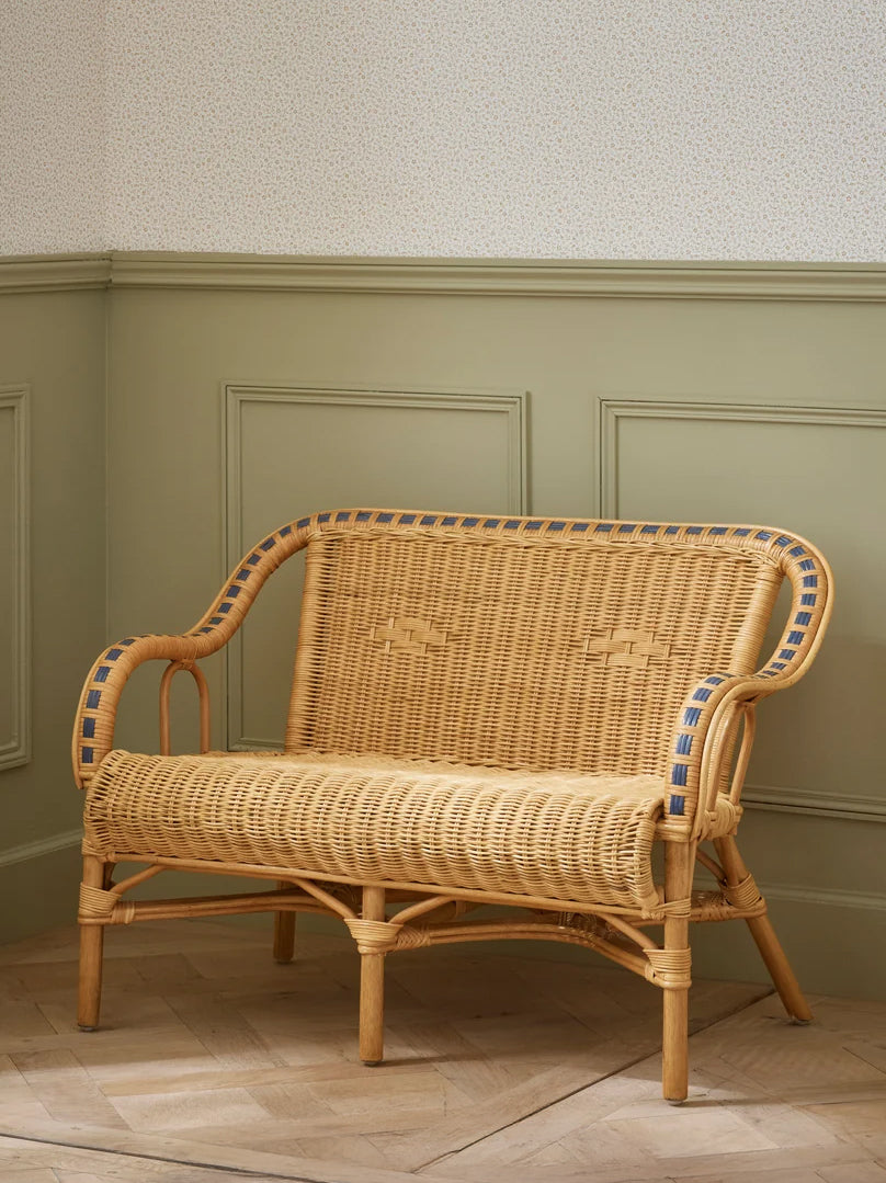 Kinder-Sitzbank aus Rattan « Marcel »