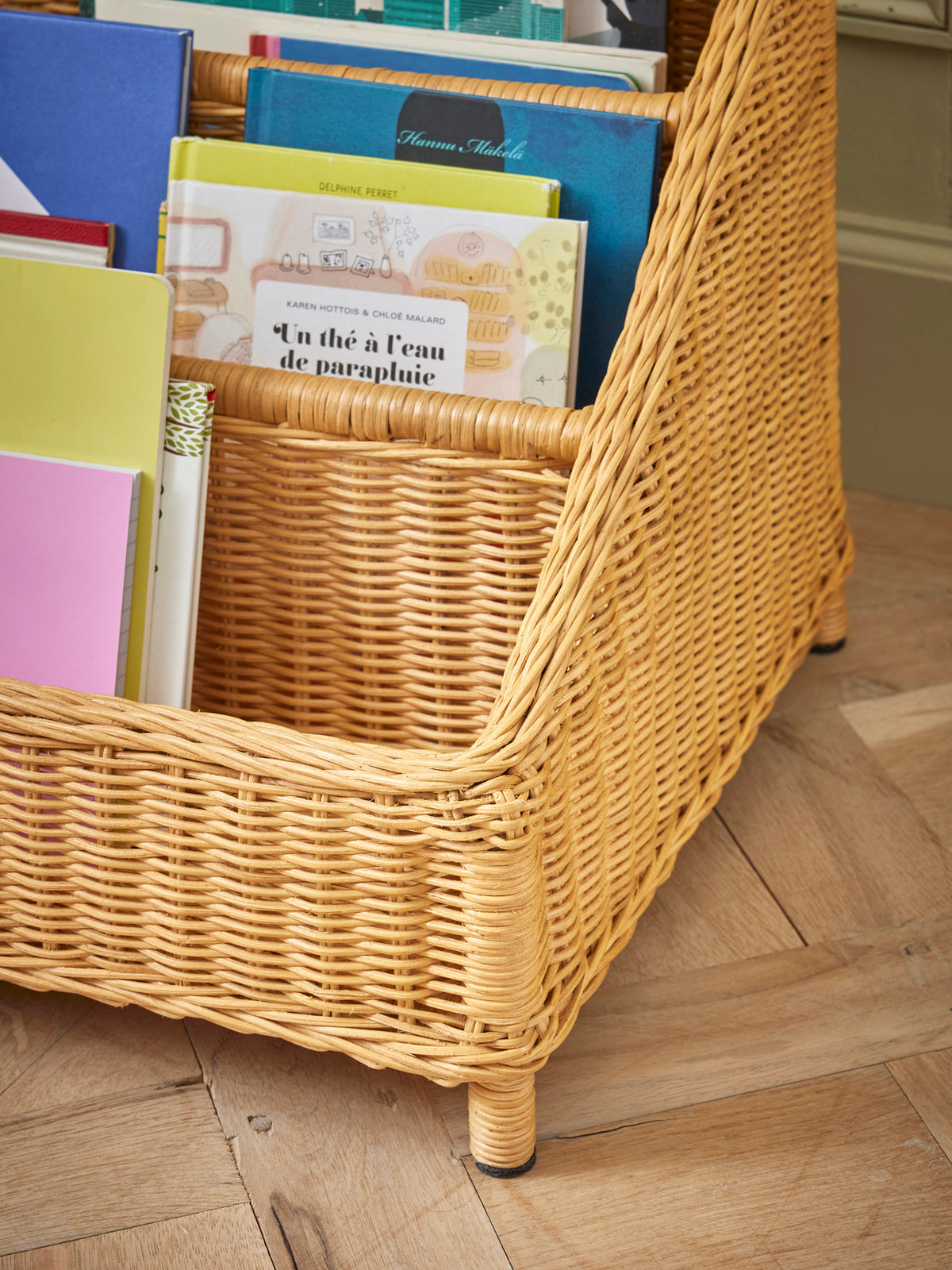 Bücherkasten aus Rattan « Marcel »