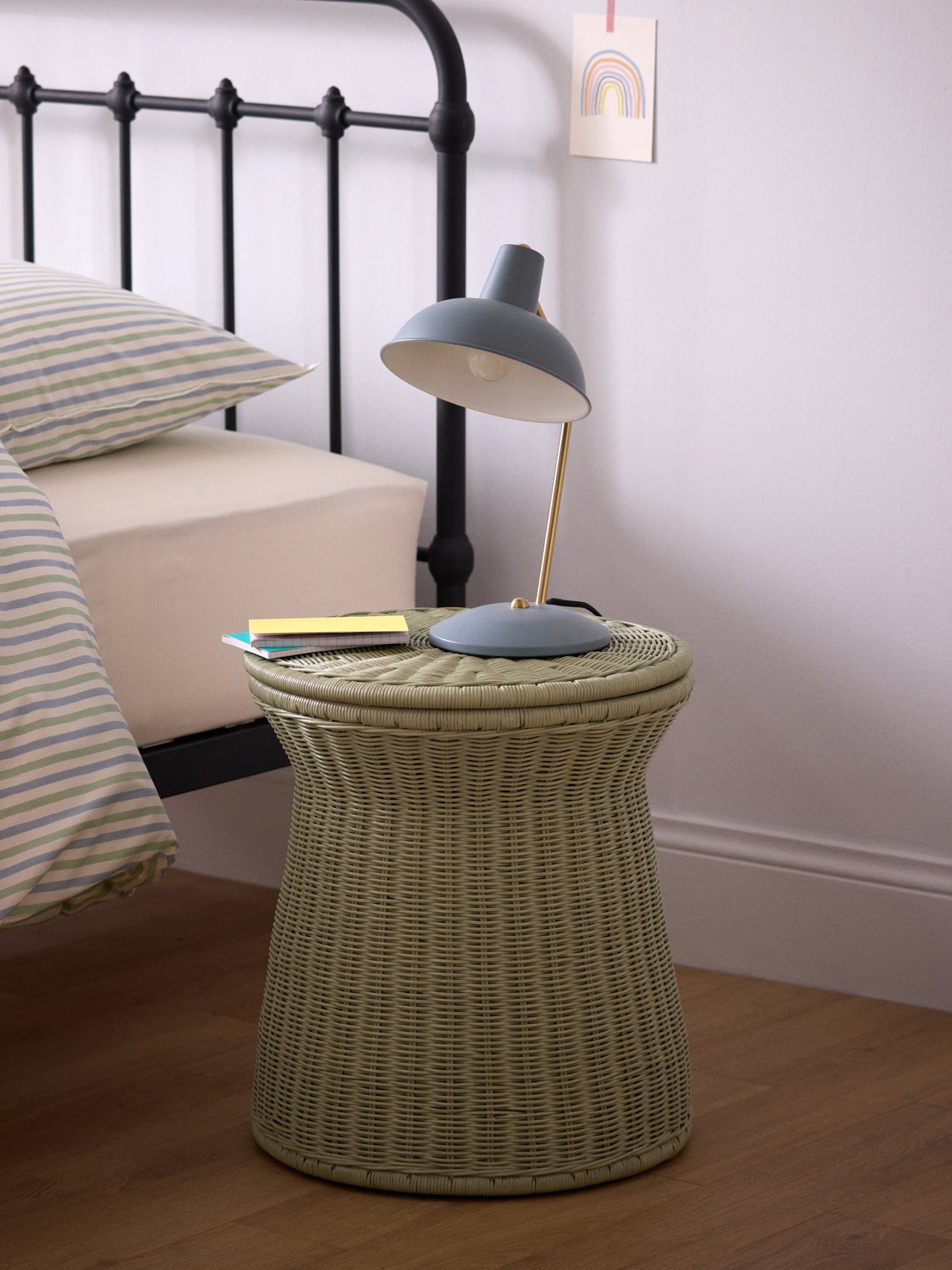 Rattan-Hocker „Emile”