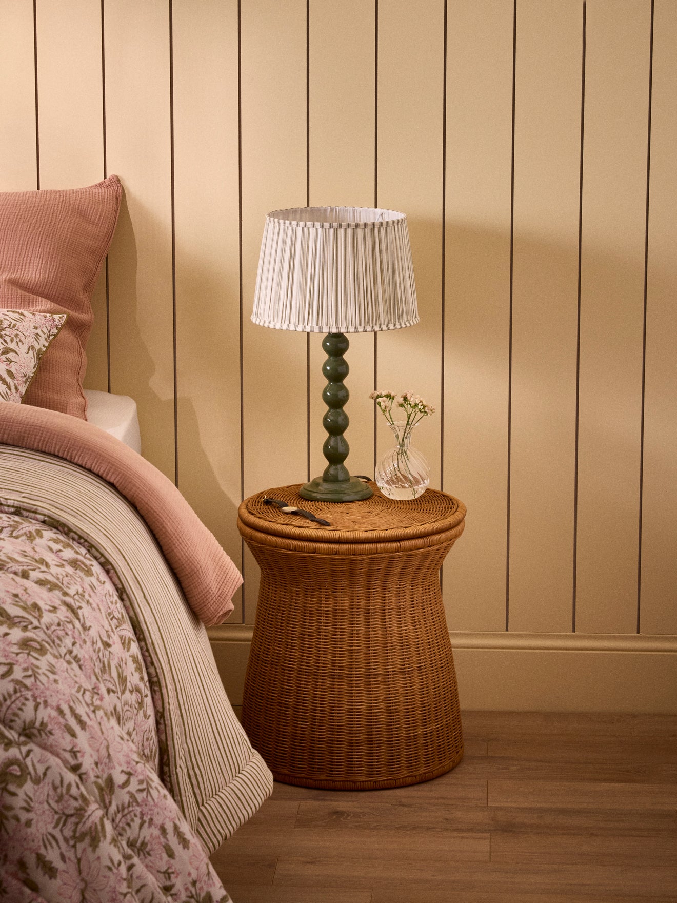 Rattan-Hocker „Emile”